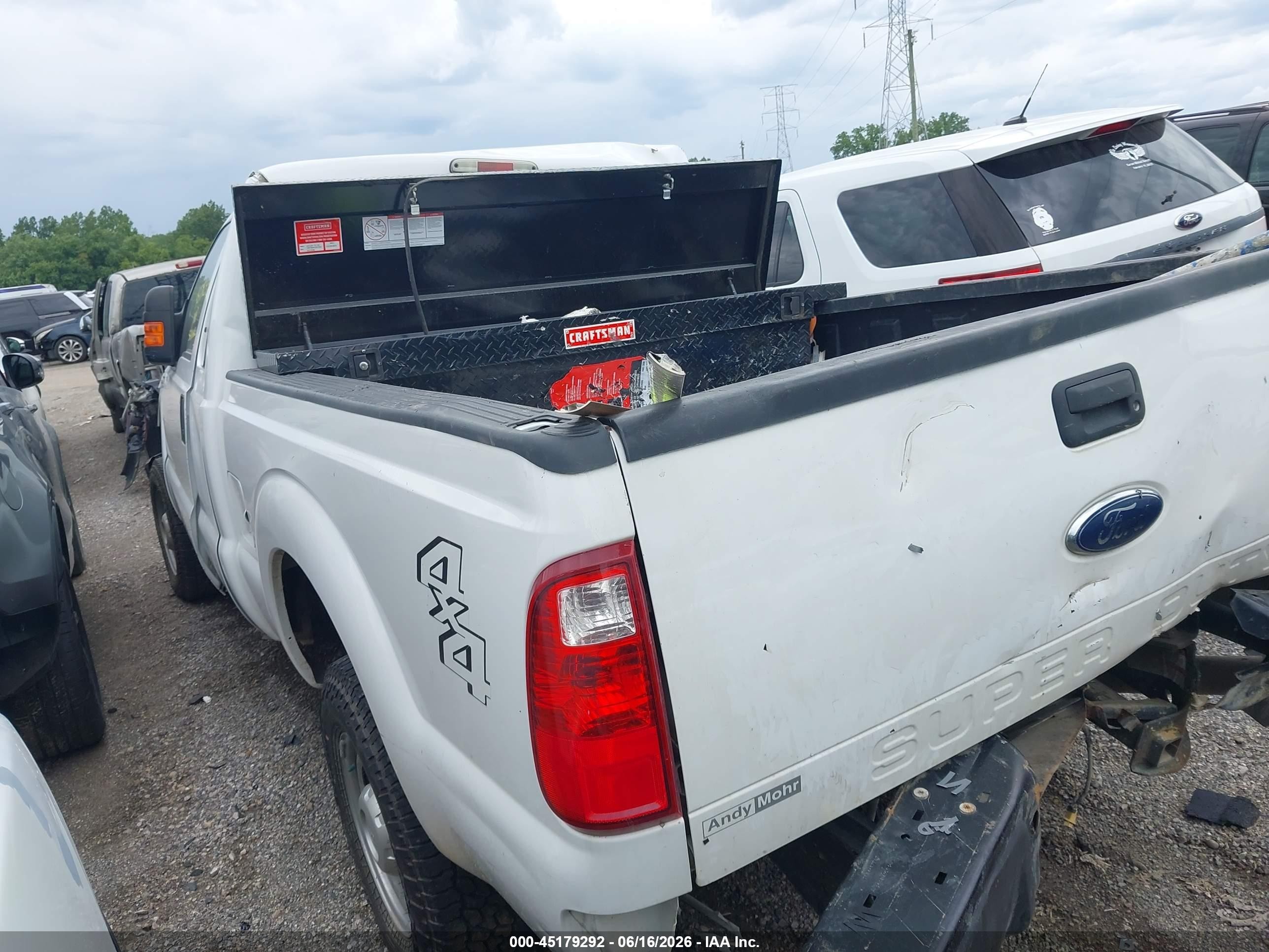 2015 Ford F-250 Xl Белый vin: 1FT7X2B62FEB81119