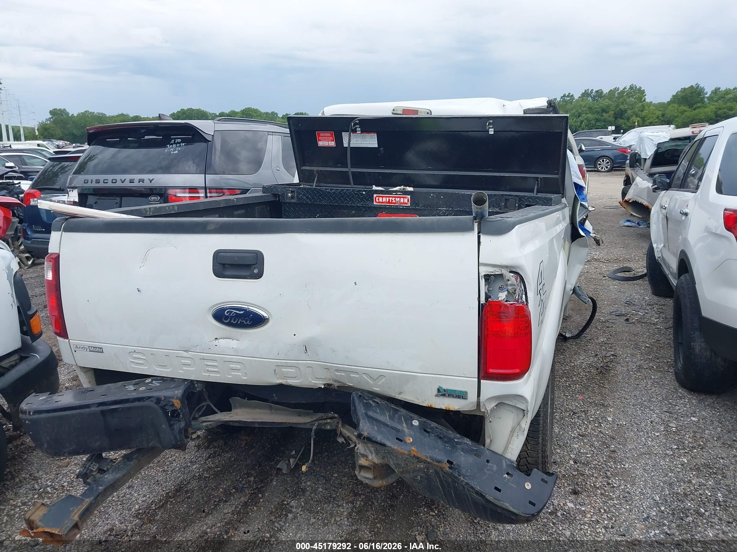 2015 Ford F-250 Xl Белый vin: 1FT7X2B62FEB81119