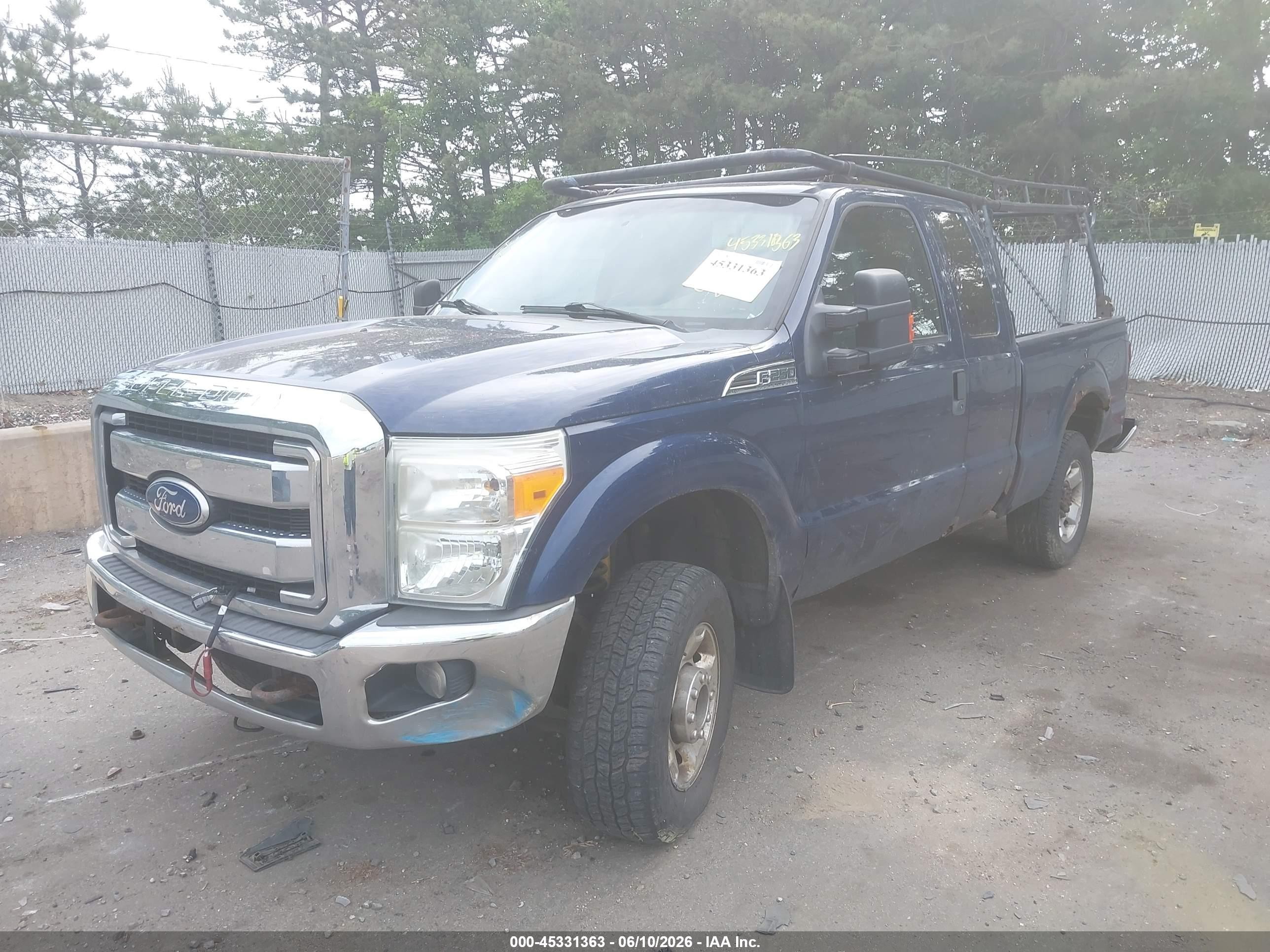 2011 Ford Super Duty F-250 Srw Xlt Blue vin: 1FT7X2B63BEA03679