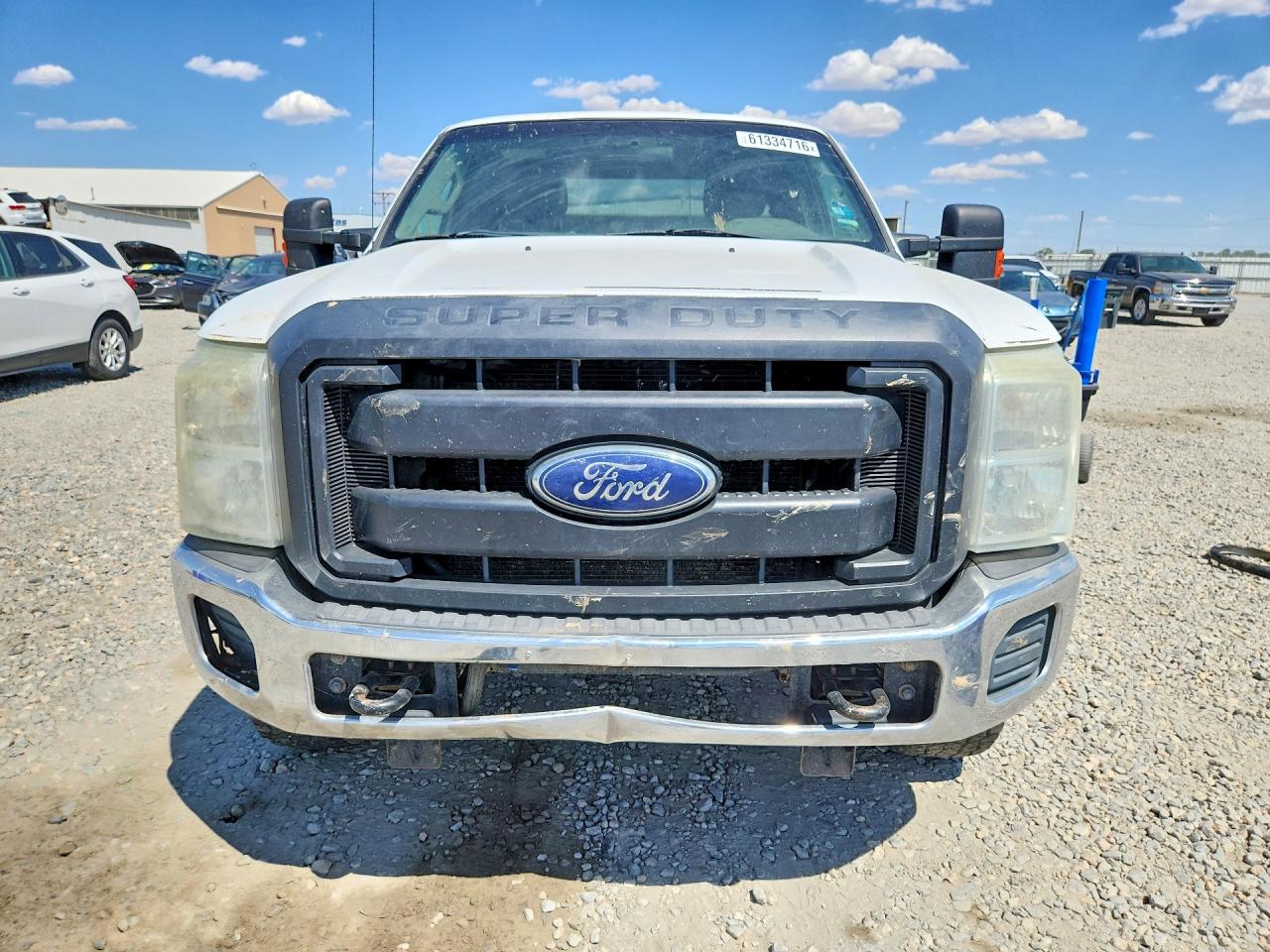 2012 Ford F250 Super Duty Белый vin: 1FT7X2B63CEA17776