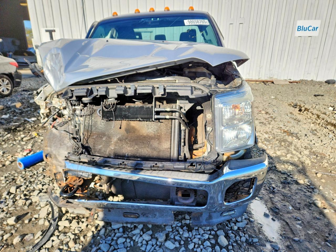2013 Ford F250 Super Duty Silver vin: 1FT7X2B63DEB70952