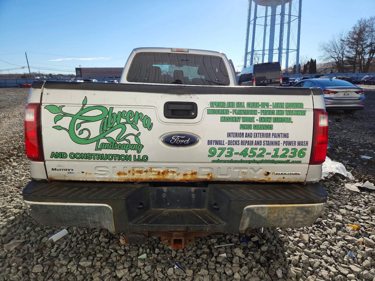 2013 Ford F250 Super Duty Silver vin: 1FT7X2B63DEB70952