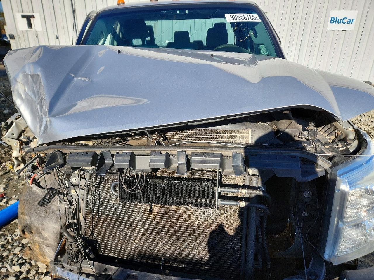 2013 Ford F250 Super Duty Silver vin: 1FT7X2B63DEB70952
