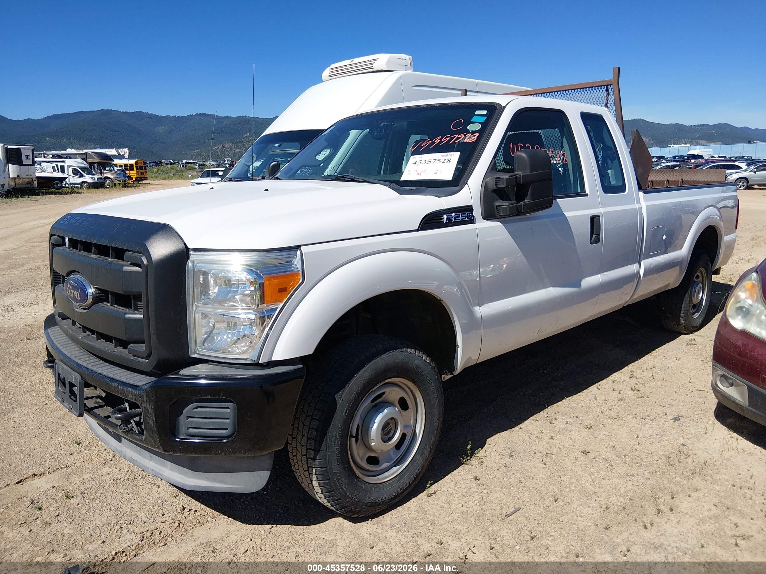2012 Ford Super Duty F-250 Srw Lariat/xl/xlt White vin: 1FT7X2B64CEB07695