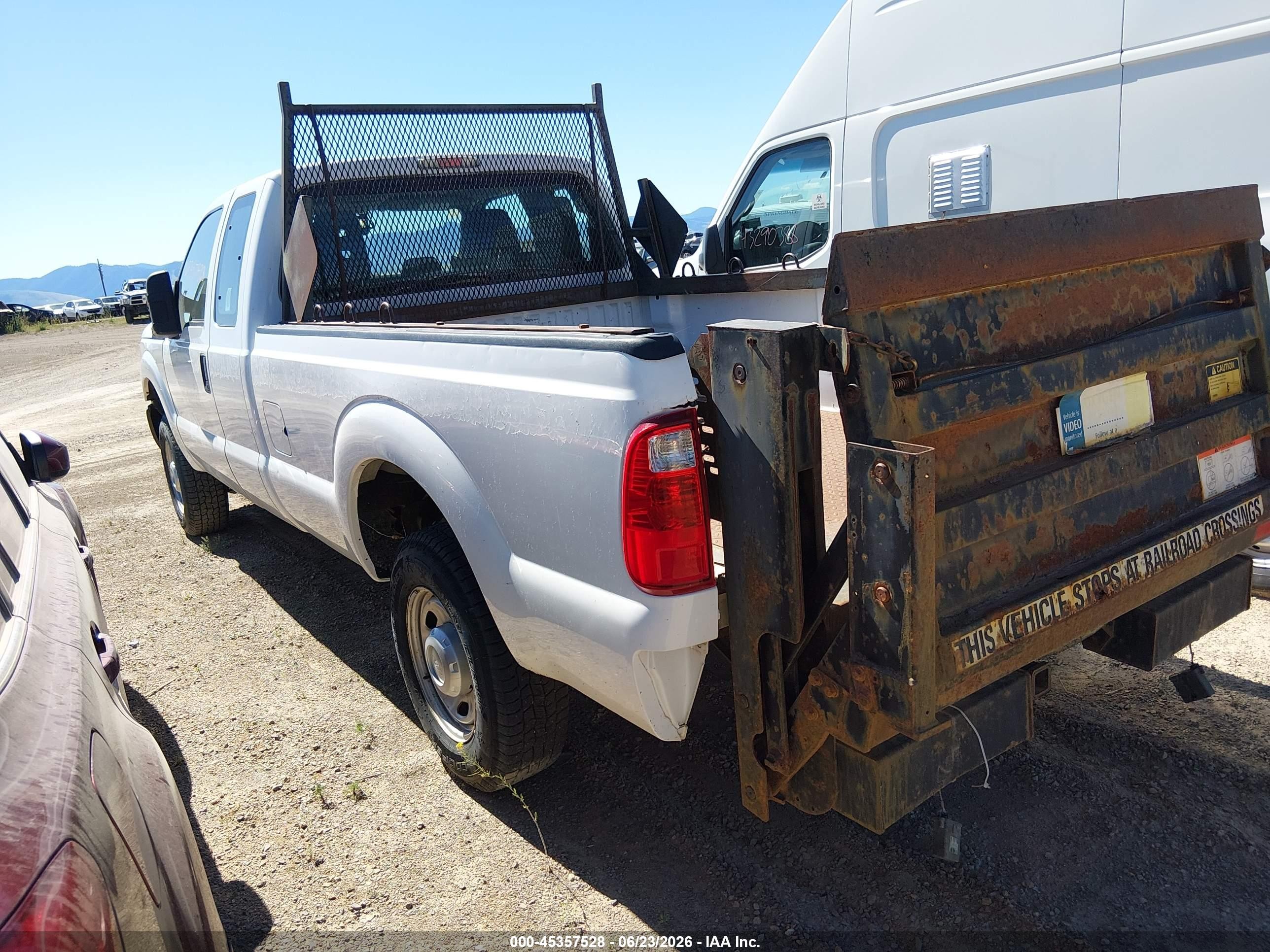 2012 Ford Super Duty F-250 Srw Lariat/xl/xlt White vin: 1FT7X2B64CEB07695