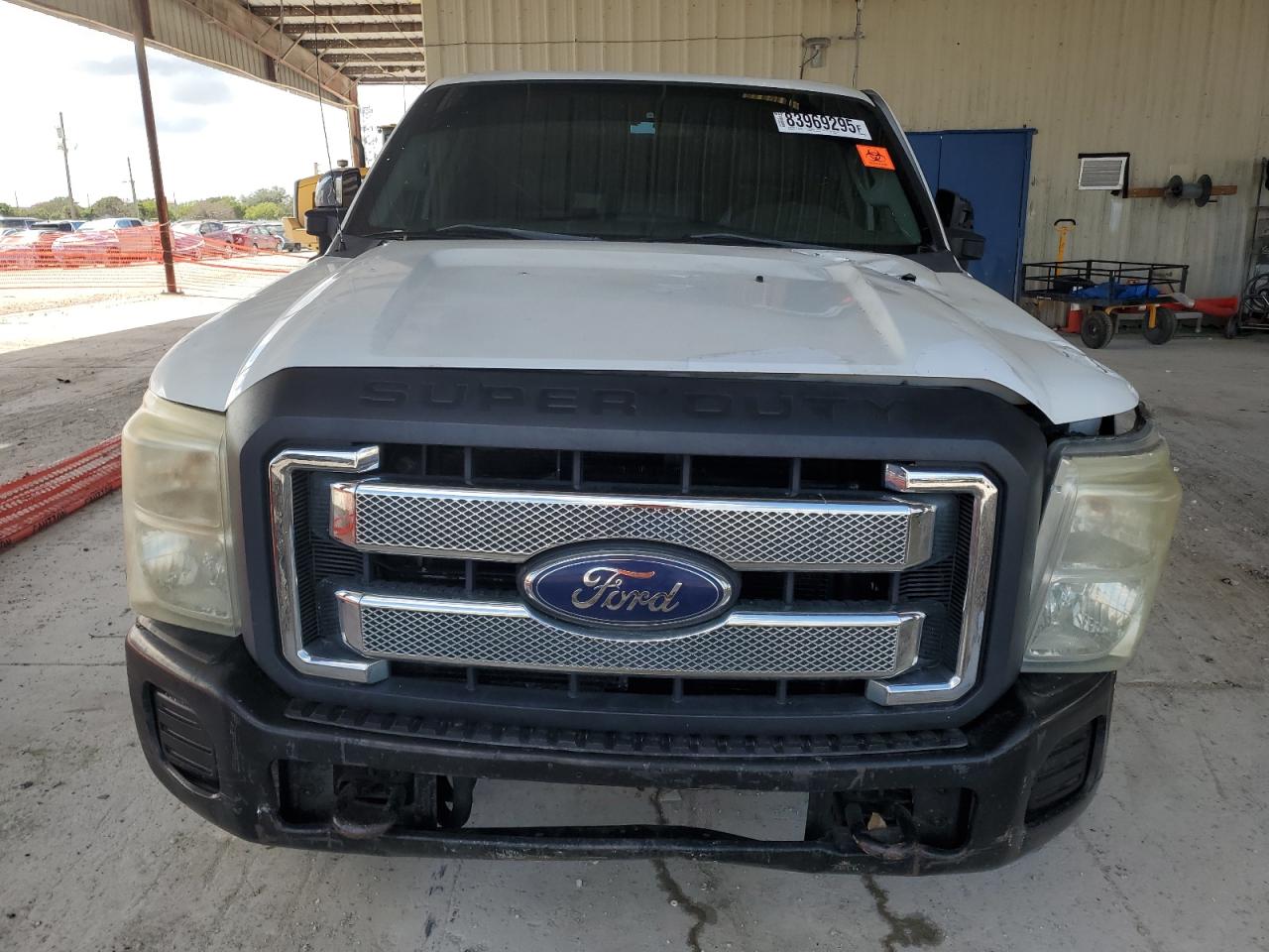 2013 Ford F250 Super Duty Белый vin: 1FT7X2B64DEA23829
