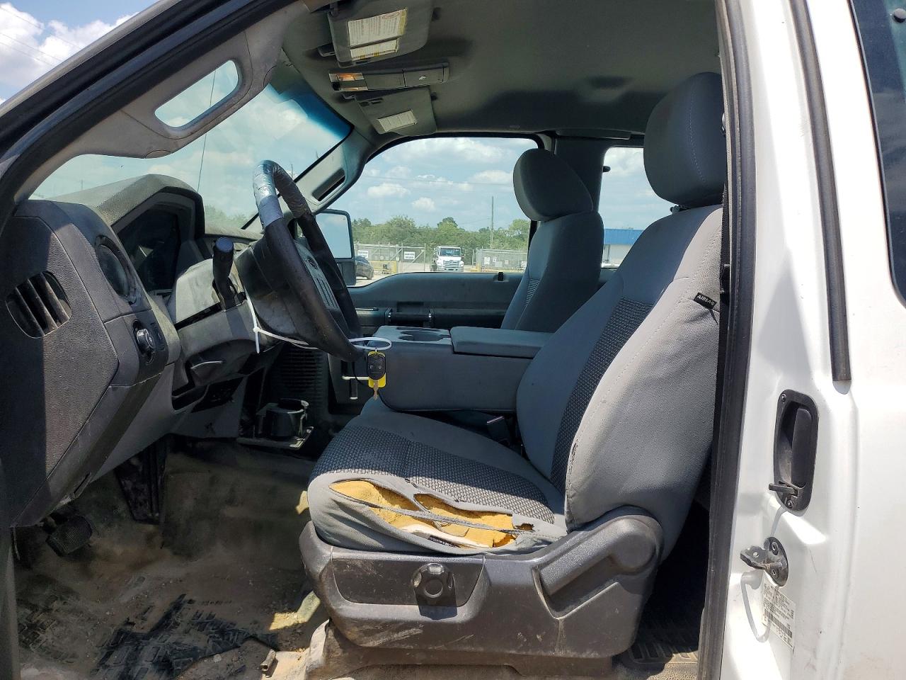 2013 Ford F250 Super Duty Белый vin: 1FT7X2B64DEB57272