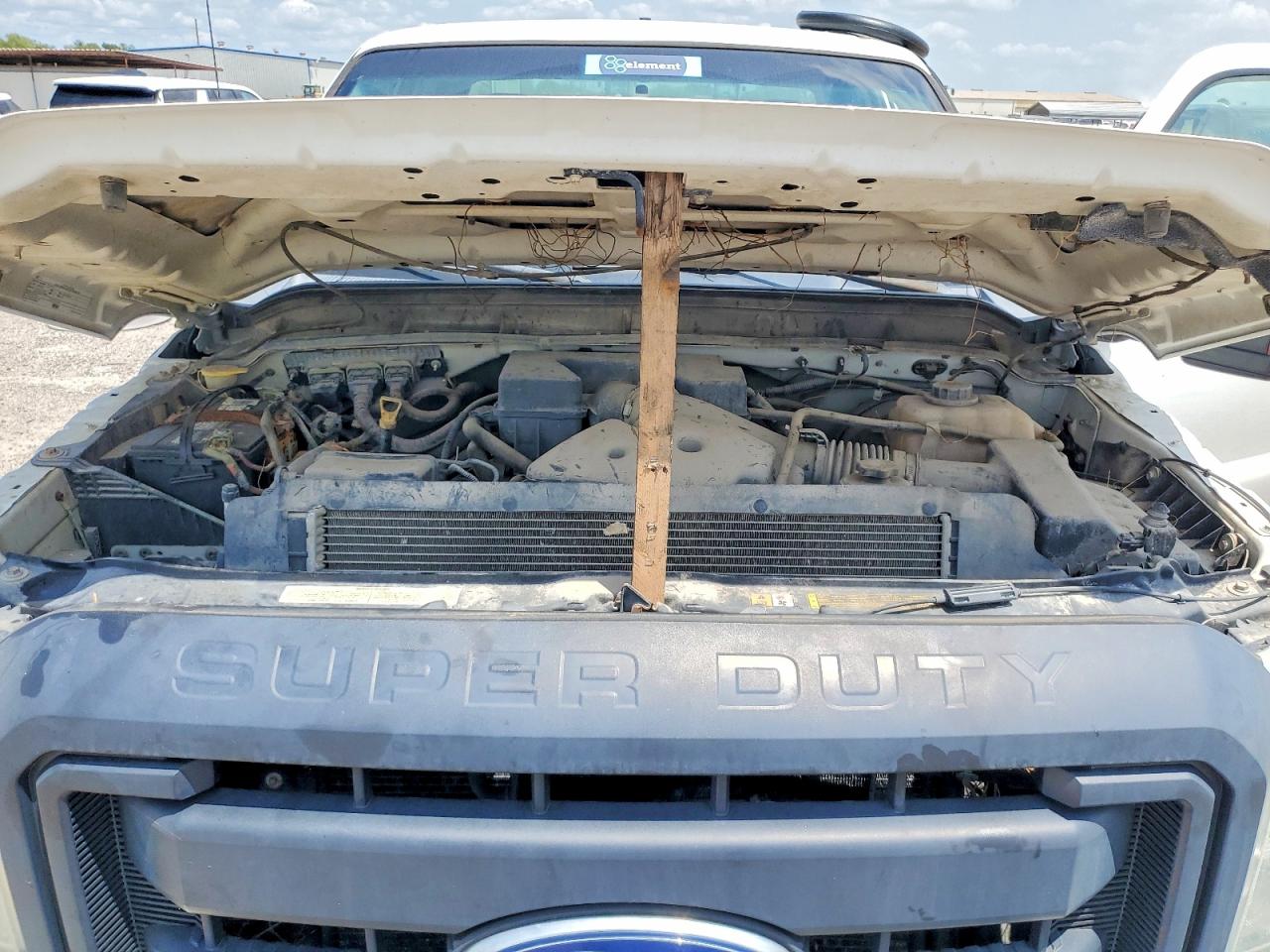 2013 Ford F250 Super Duty Белый vin: 1FT7X2B64DEB57272