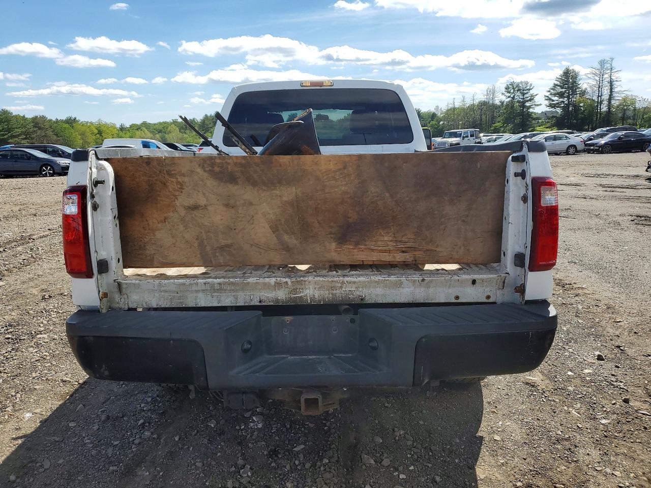 2014 Ford F250 Super Duty Белый vin: 1FT7X2B64EEB05514
