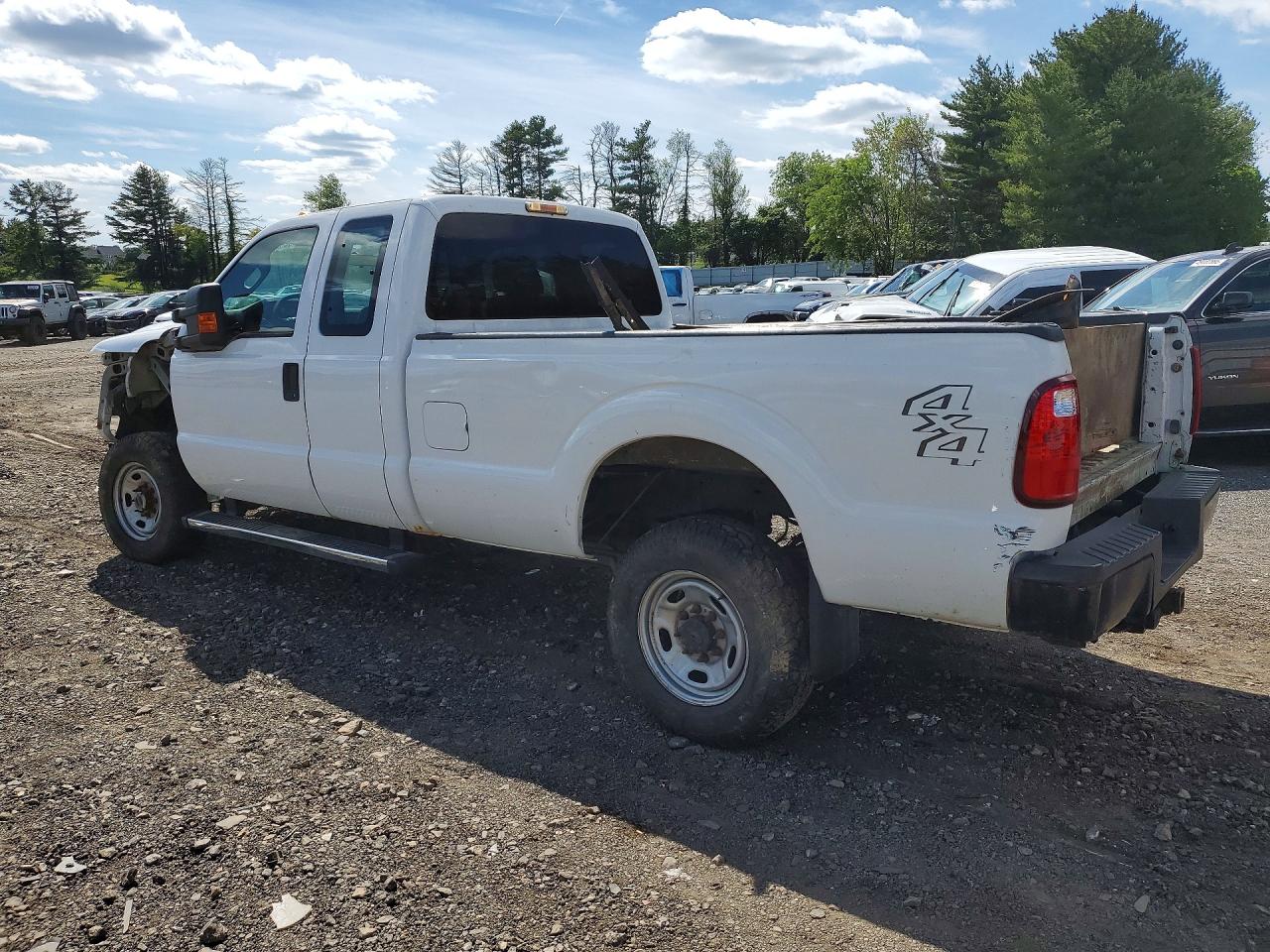 2014 Ford F250 Super Duty Белый vin: 1FT7X2B64EEB05514