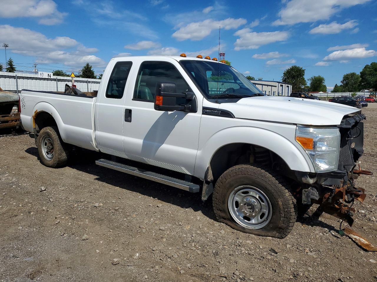 2014 Ford F250 Super Duty Белый vin: 1FT7X2B64EEB05514