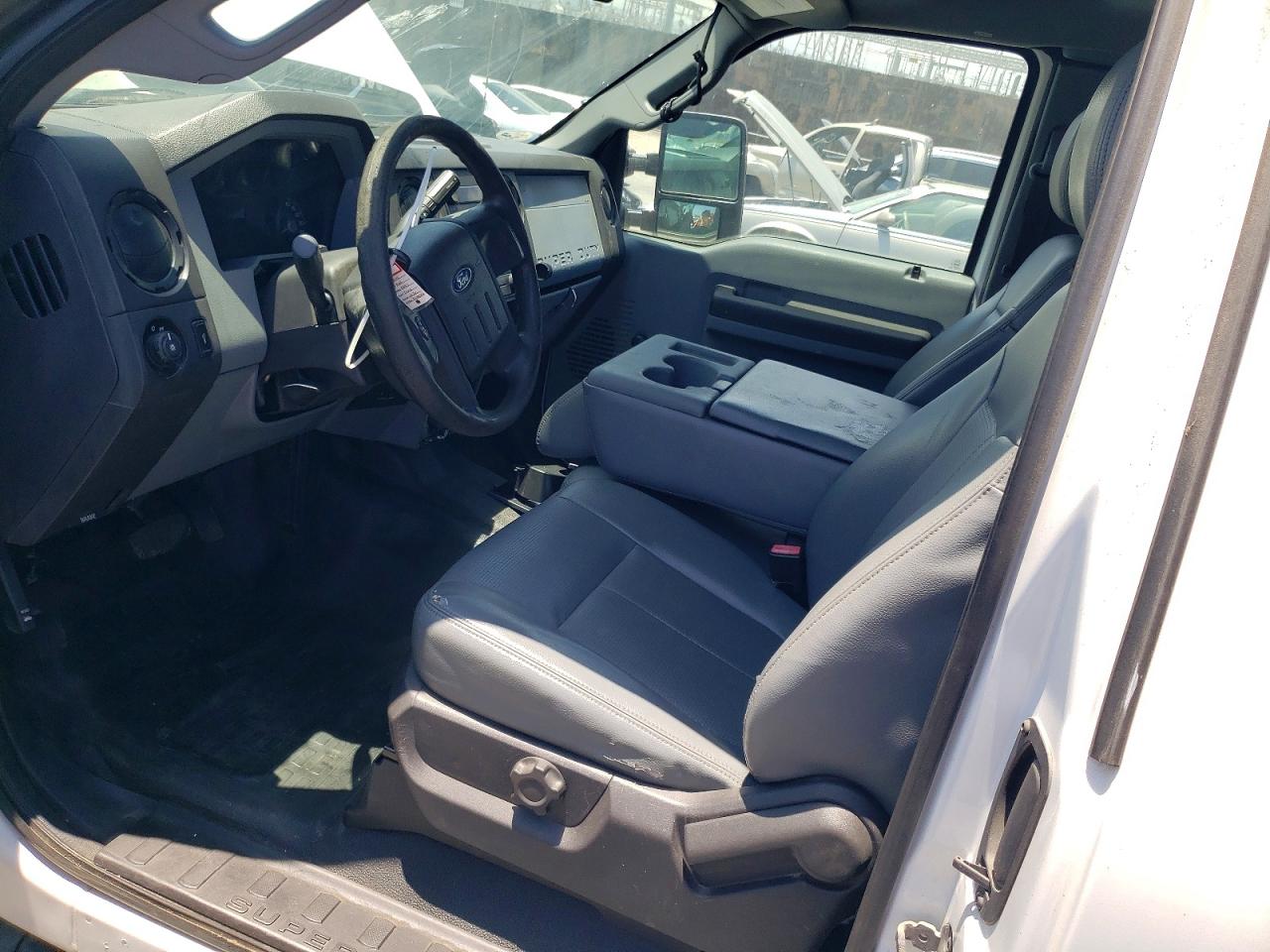2015 Ford F250 Super Duty White vin: 1FT7X2B64FEA28077