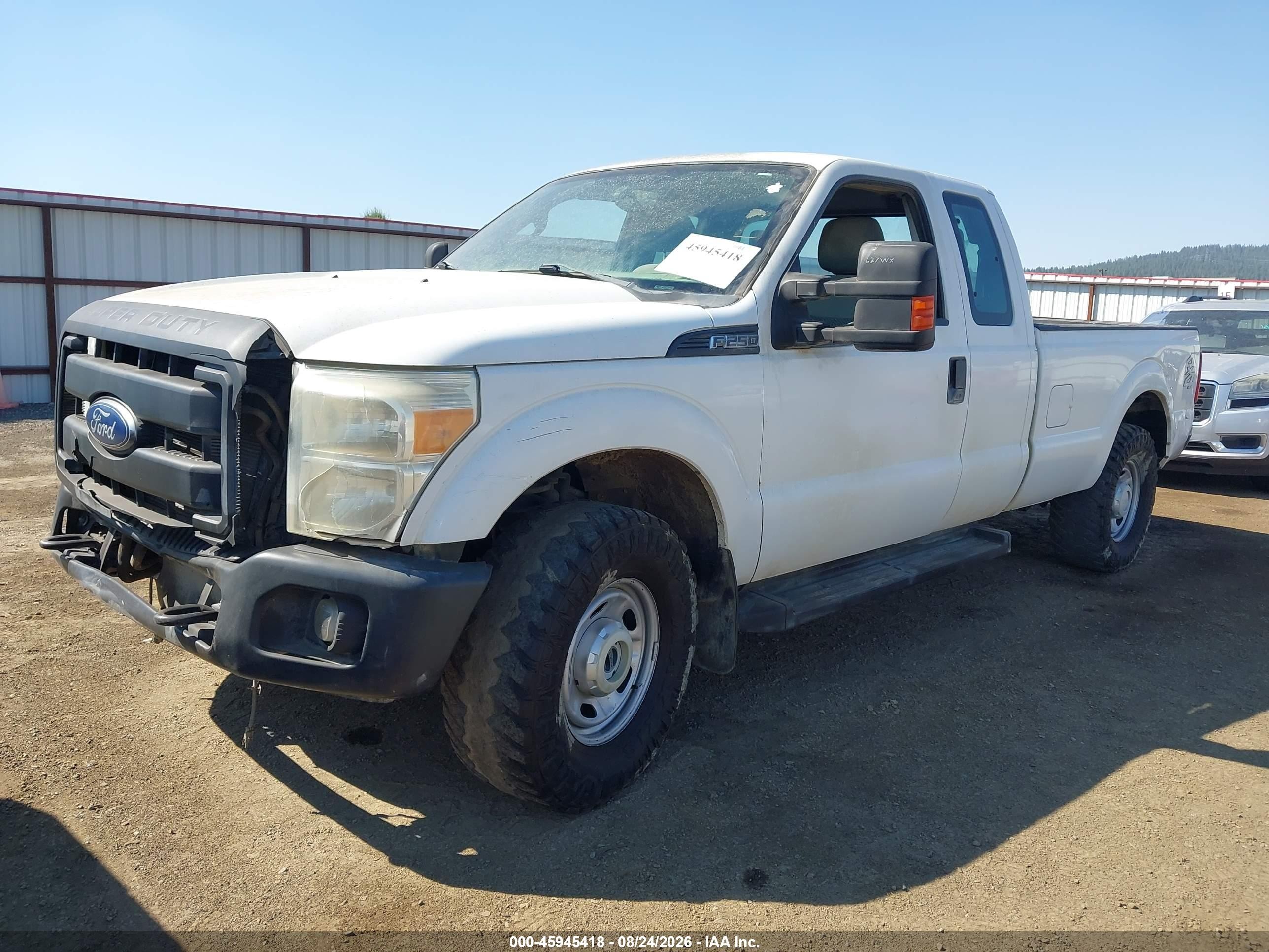 2015 Ford F-250 Xl Белый vin: 1FT7X2B64FEB72177