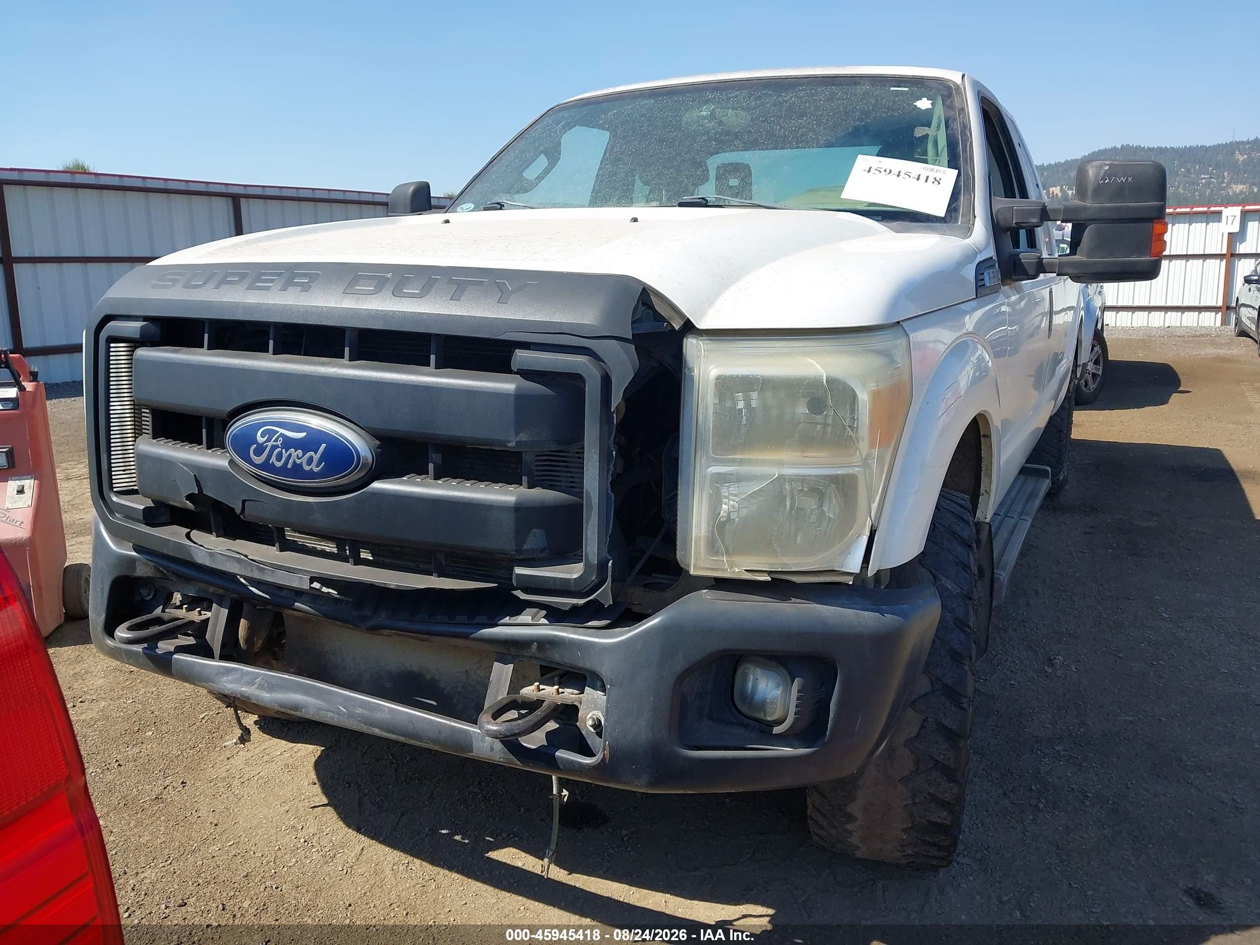 2015 Ford F-250 Xl Белый vin: 1FT7X2B64FEB72177