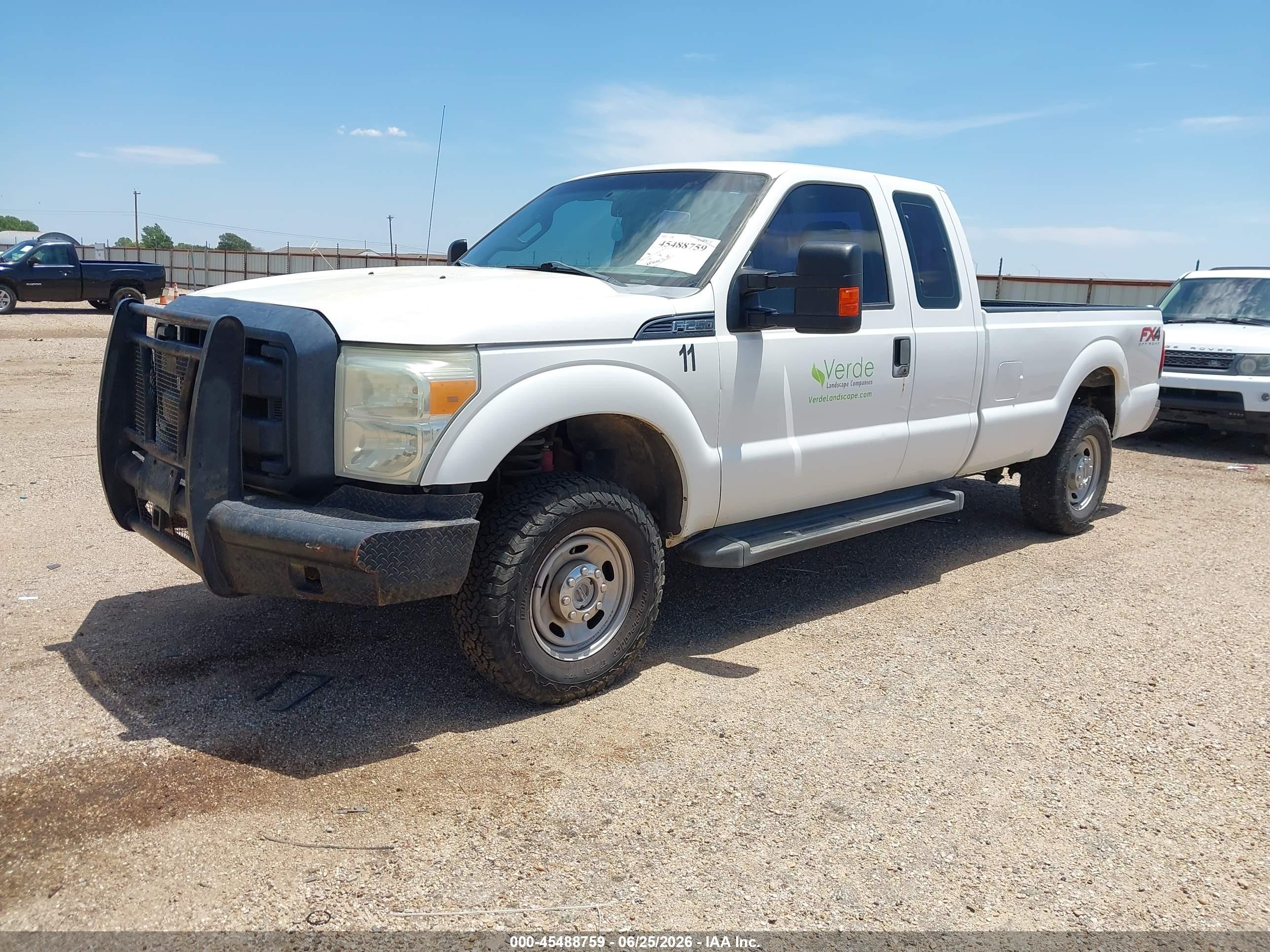 2015 Ford F-250 Lariat/xl/xlt Белый vin: 1FT7X2B64FEB80635
