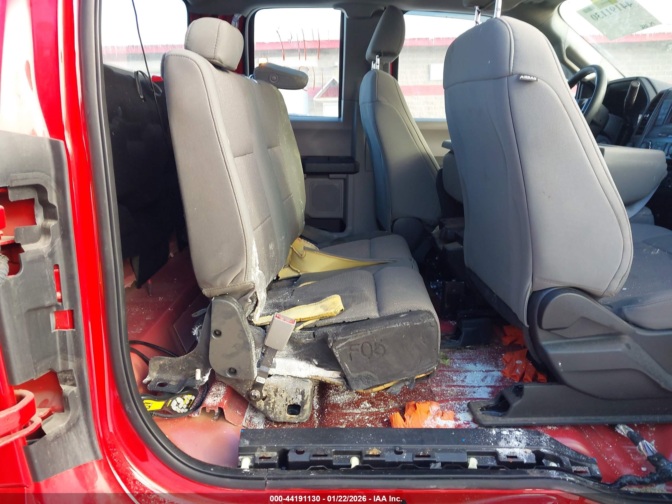 2018 Ford F-250 Xl Red vin: 1FT7X2B64JEC85586