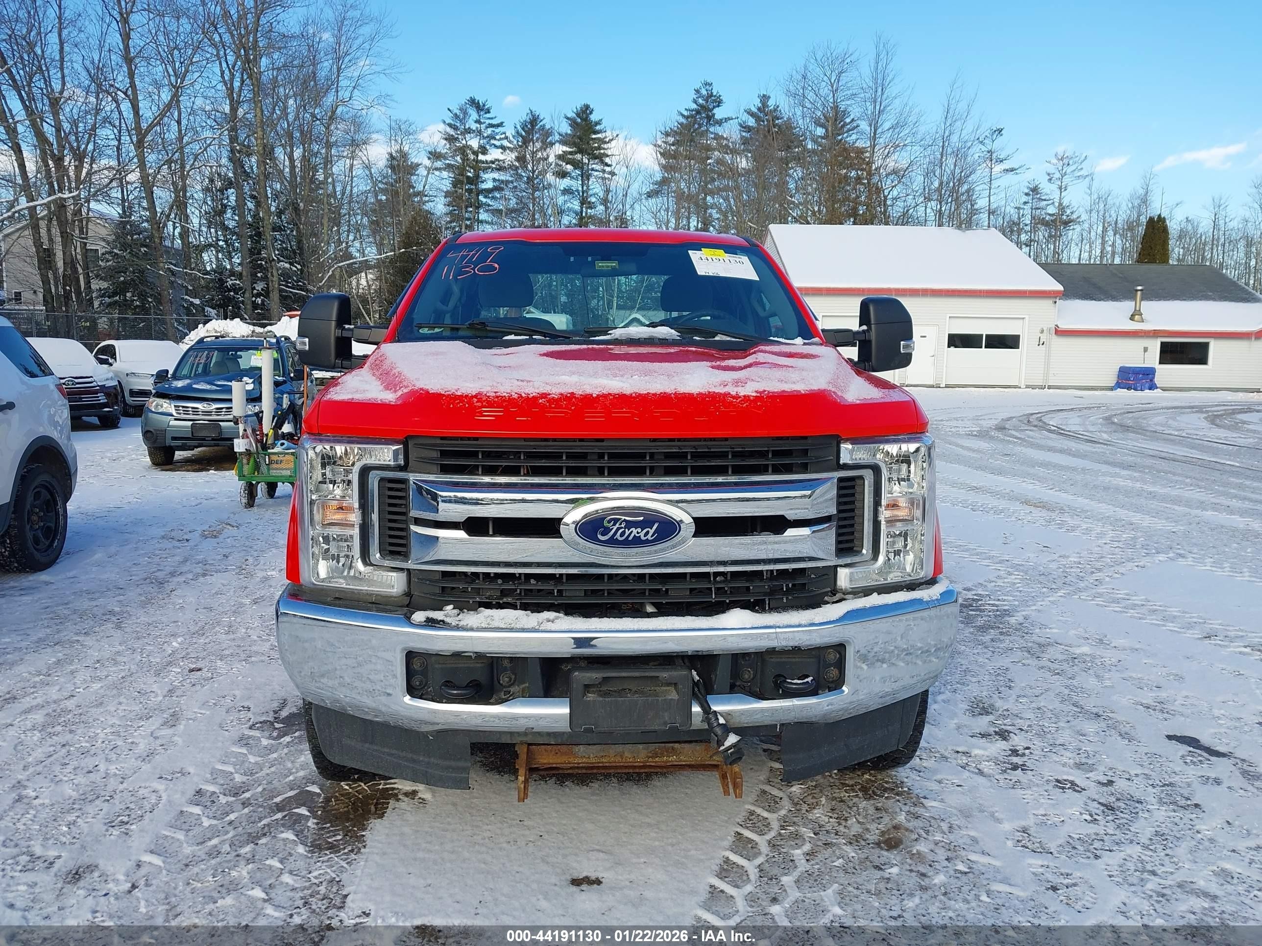 2018 Ford F-250 Xl Red vin: 1FT7X2B64JEC85586