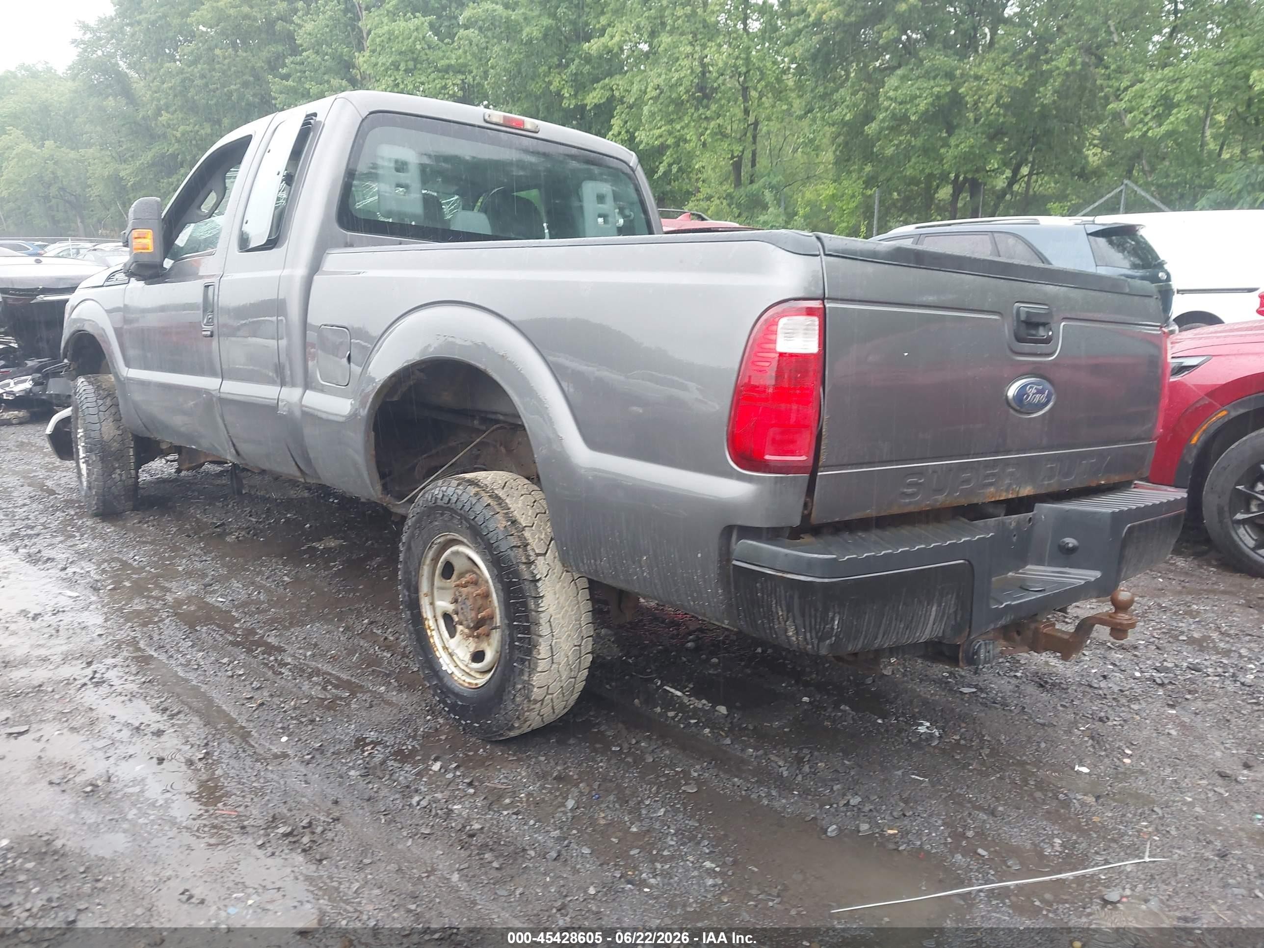 2011 Ford Super Duty F-250 Srw Lariat/xl/xlt Gray vin: 1FT7X2B65BEA92980