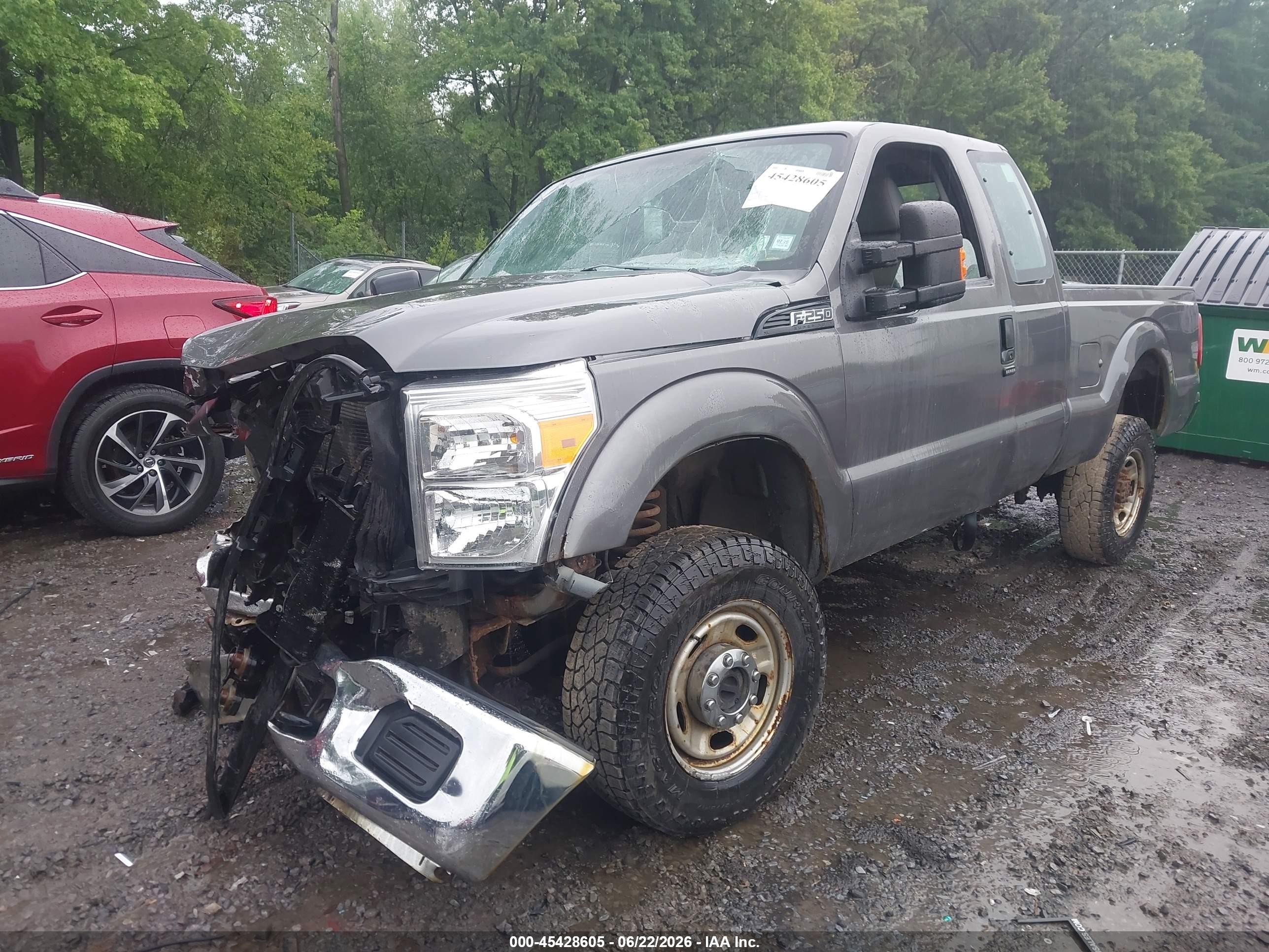 2011 Ford Super Duty F-250 Srw Lariat/xl/xlt Gray vin: 1FT7X2B65BEA92980