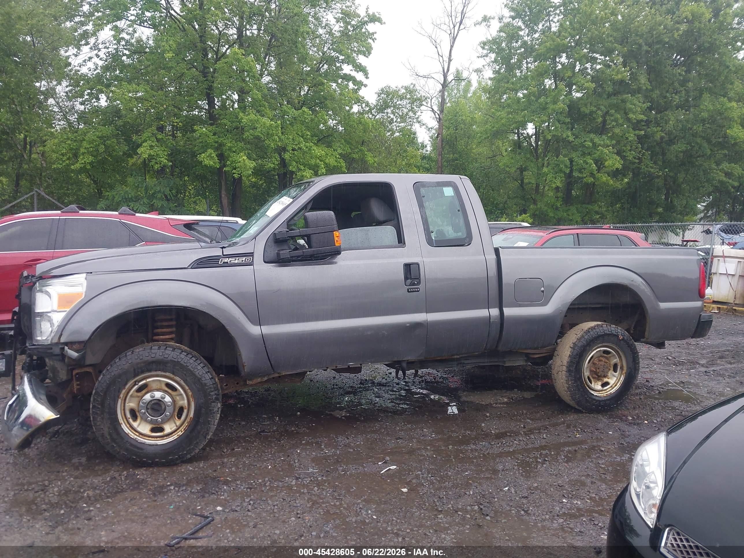 2011 Ford Super Duty F-250 Srw Lariat/xl/xlt Gray vin: 1FT7X2B65BEA92980