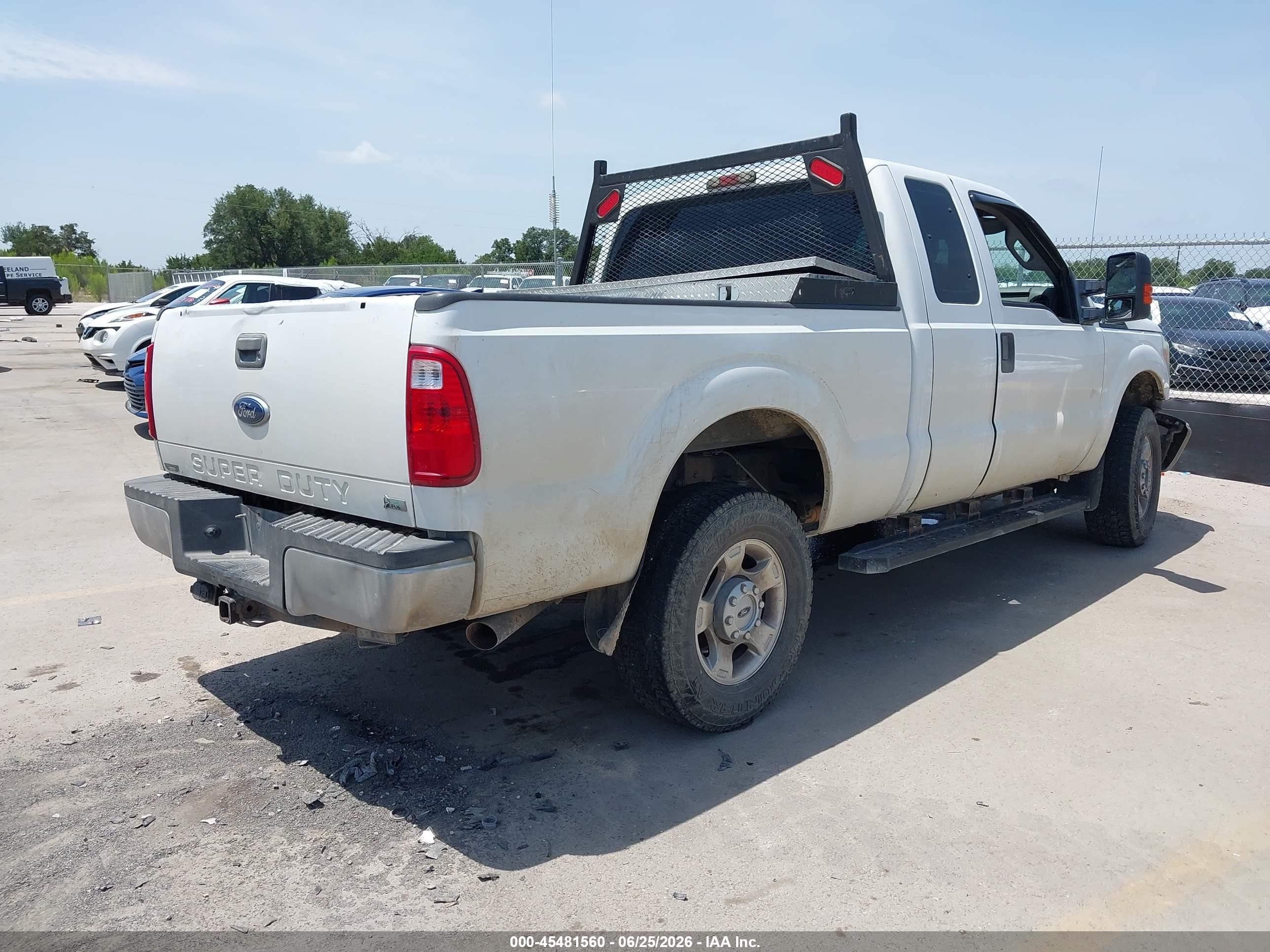 2011 Ford Super Duty F-250 Srw Lariat/xl/xlt Белый vin: 1FT7X2B65BEC96453