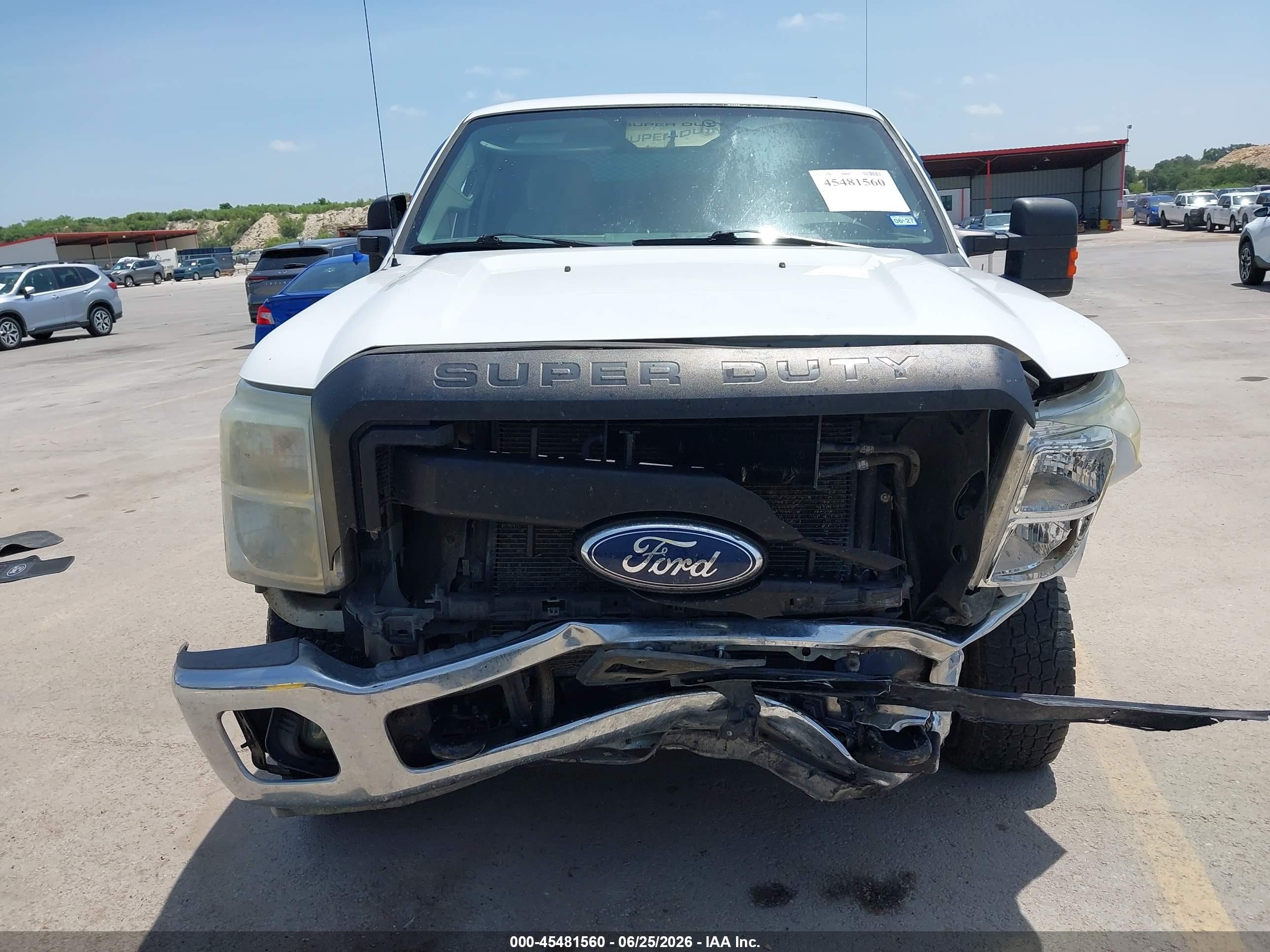 2011 Ford Super Duty F-250 Srw Lariat/xl/xlt Белый vin: 1FT7X2B65BEC96453