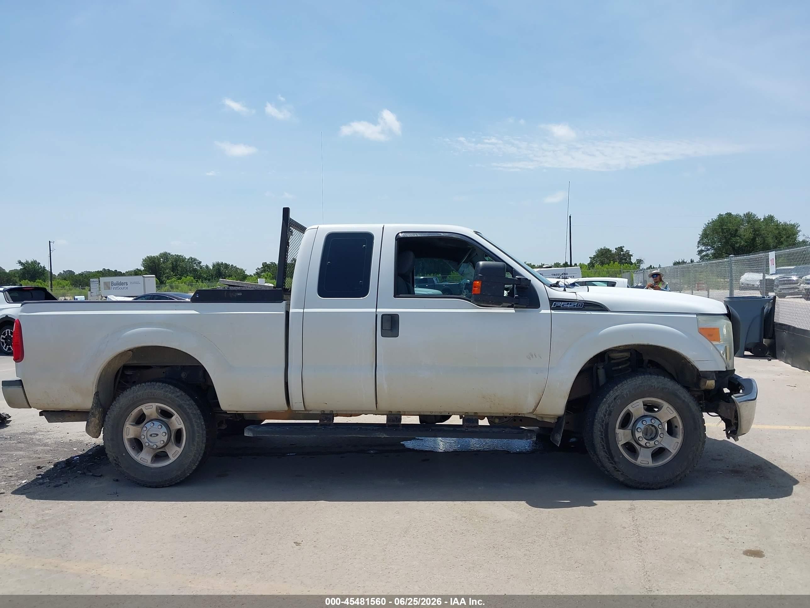 2011 Ford Super Duty F-250 Srw Lariat/xl/xlt Белый vin: 1FT7X2B65BEC96453