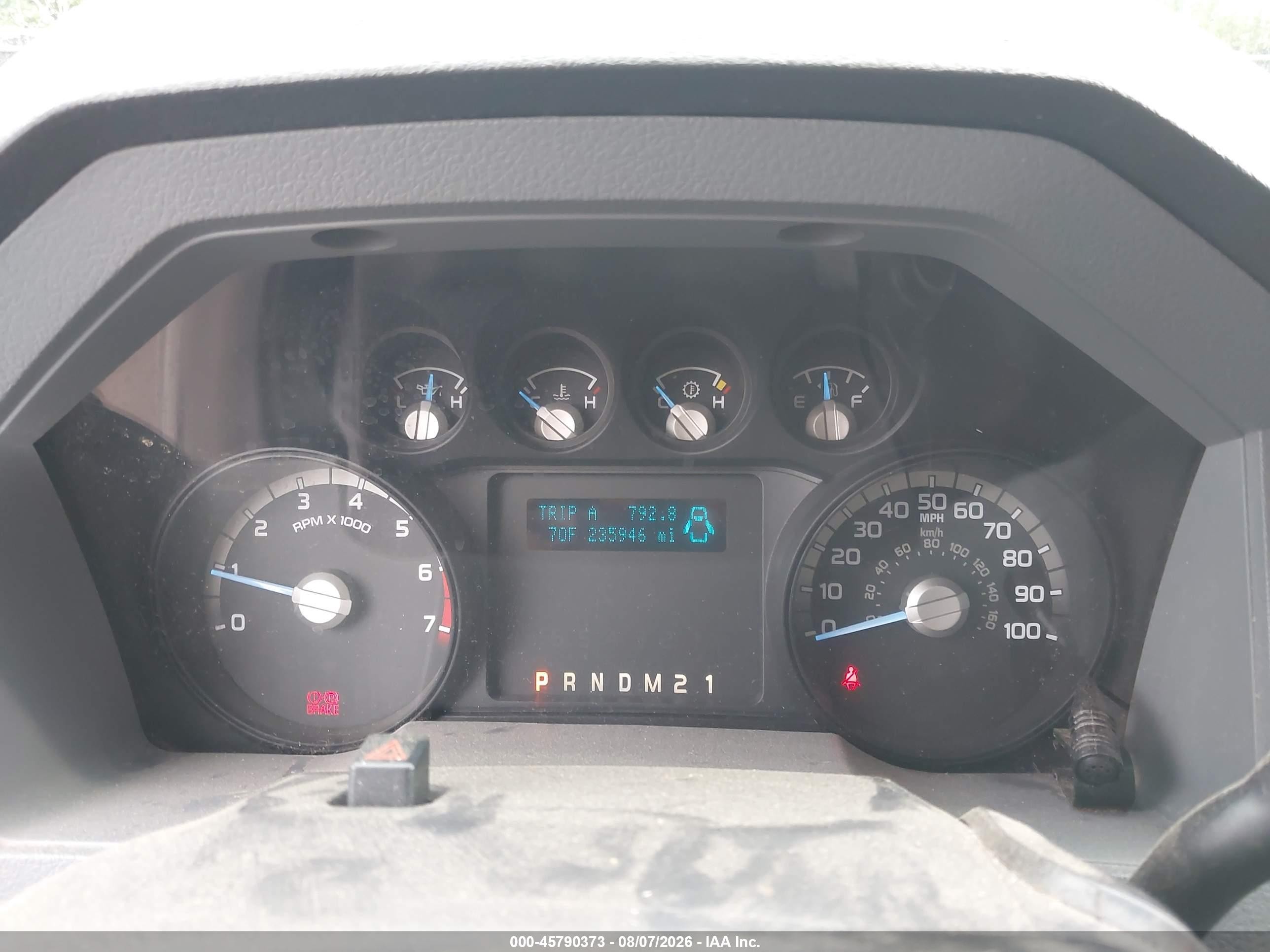 2012 Ford F-250 Xl Белый vin: 1FT7X2B65CEC19583