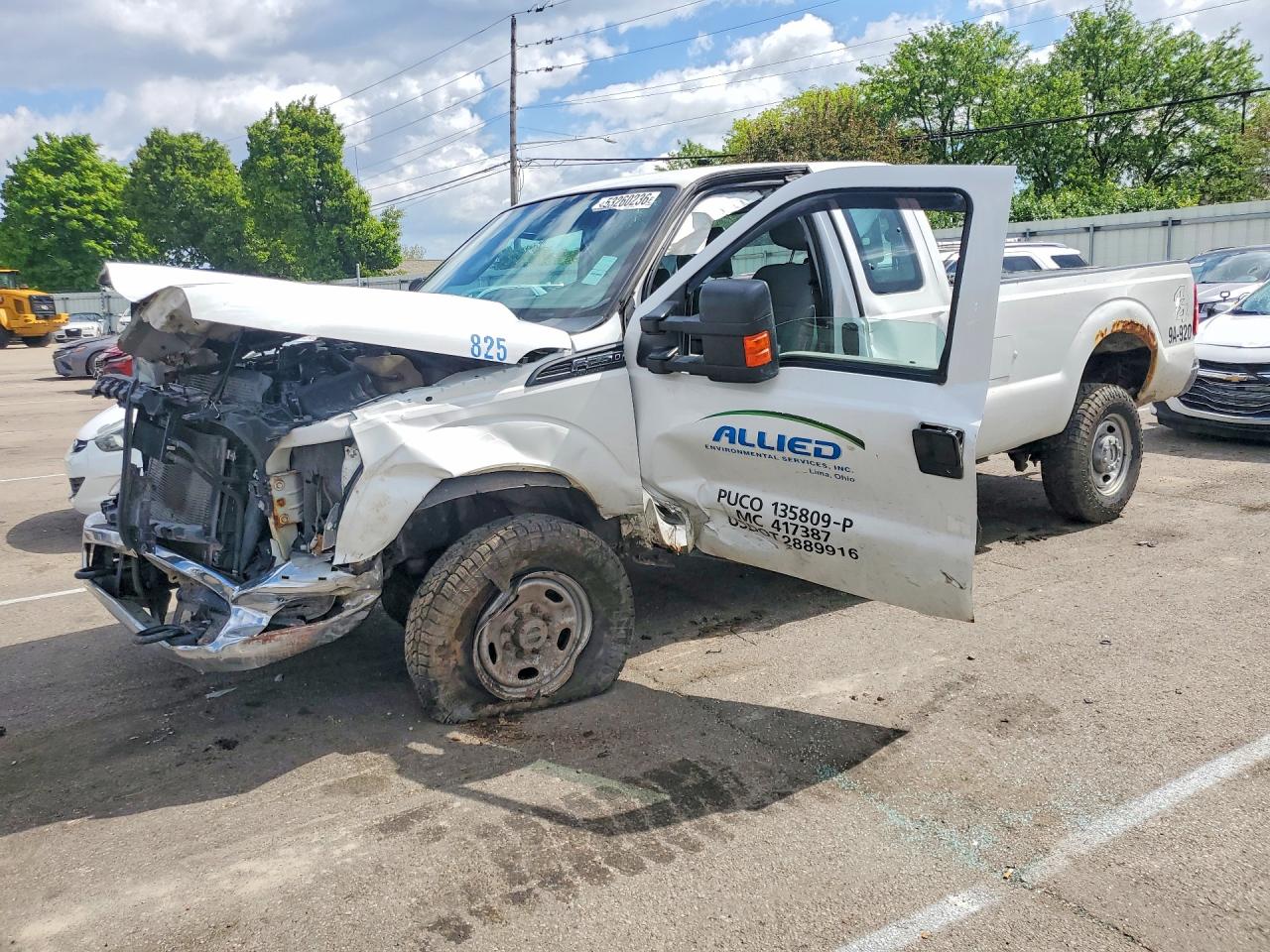 2015 Ford F250 Super Duty White vin: 1FT7X2B65FEA38794