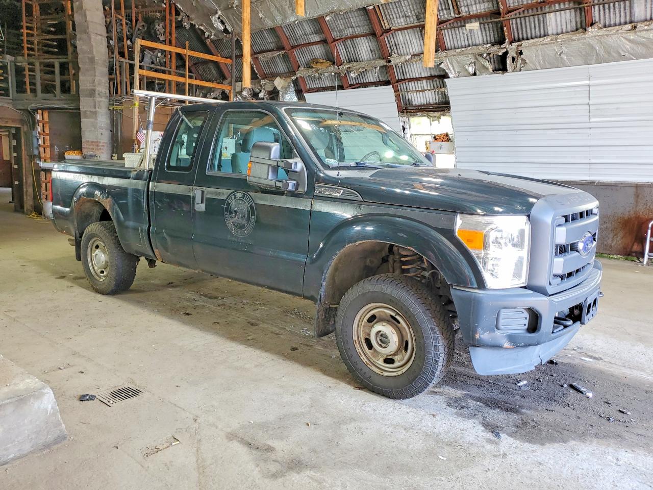 2015 Ford F250 Super Duty Green vin: 1FT7X2B65FEB96018