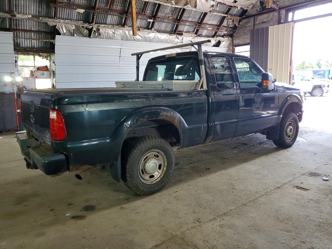 2015 Ford F250 Super Duty Green vin: 1FT7X2B65FEB96018