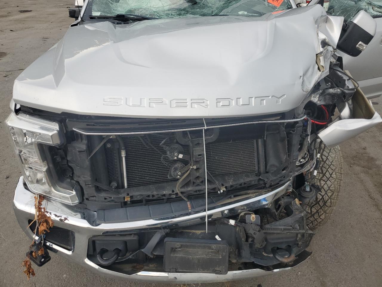 2019 Ford F250 Super Duty Silver vin: 1FT7X2B65KED34246