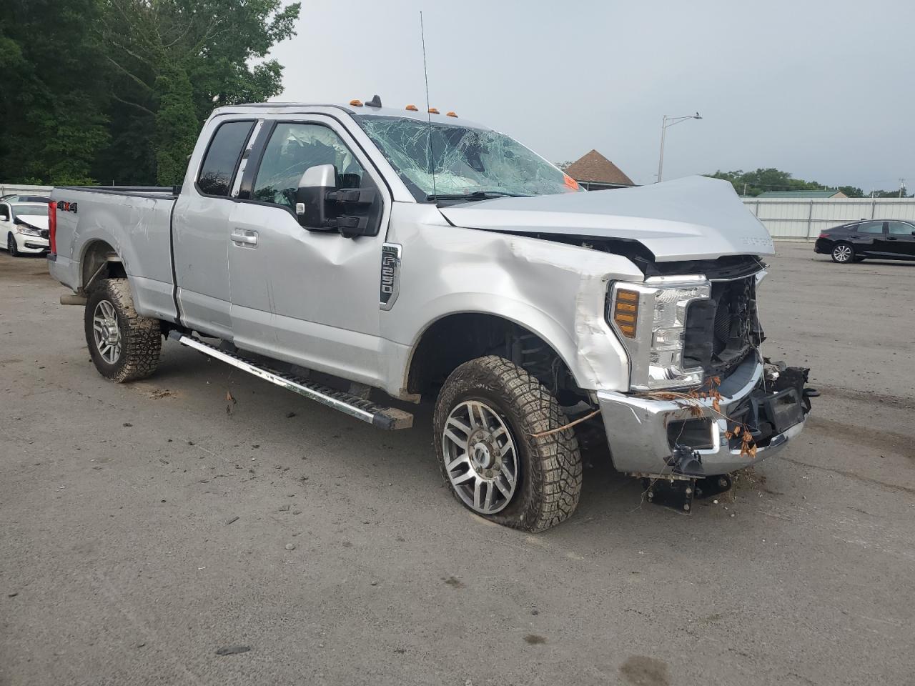 2019 Ford F250 Super Duty Silver vin: 1FT7X2B65KED34246