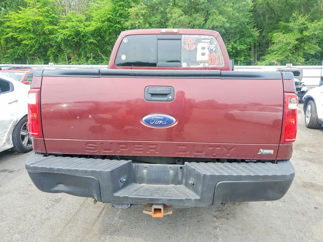 2011 Ford F250 Super Duty Maroon vin: 1FT7X2B66BEA03420