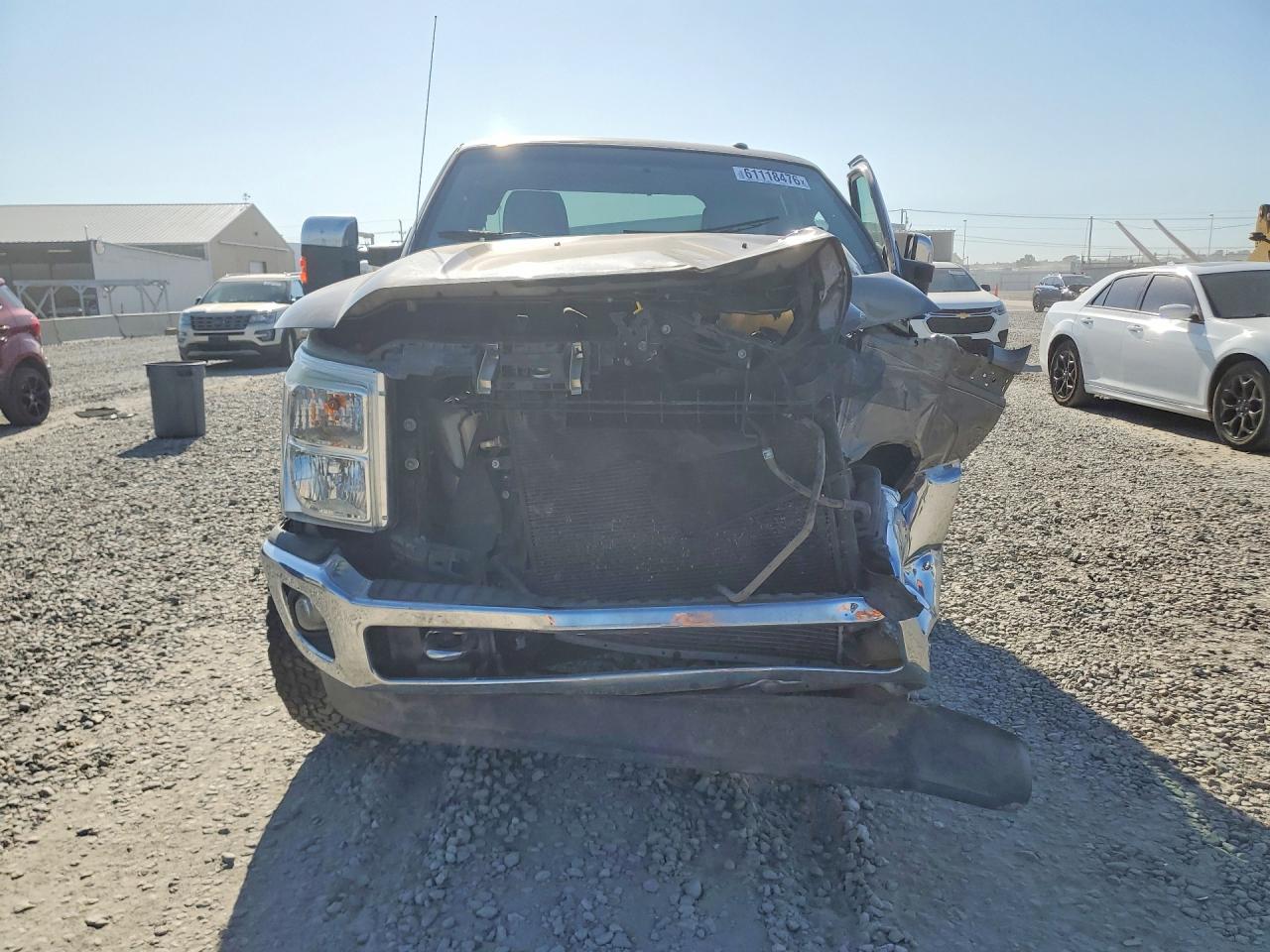 2011 Ford F250 Super Duty Gray vin: 1FT7X2B66BEC10874