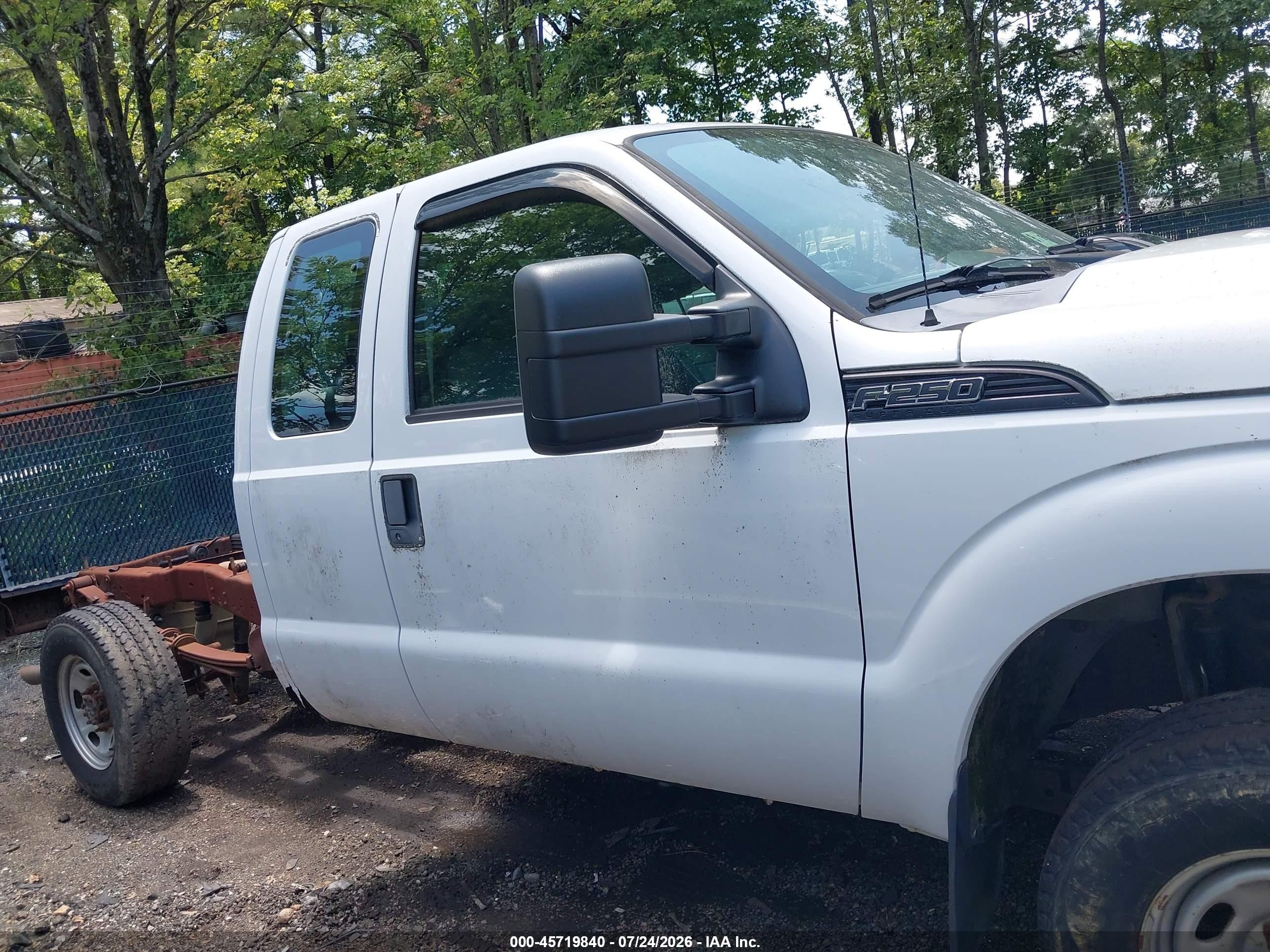 2011 Ford F-250 Xl White vin: 1FT7X2B66BEC68659