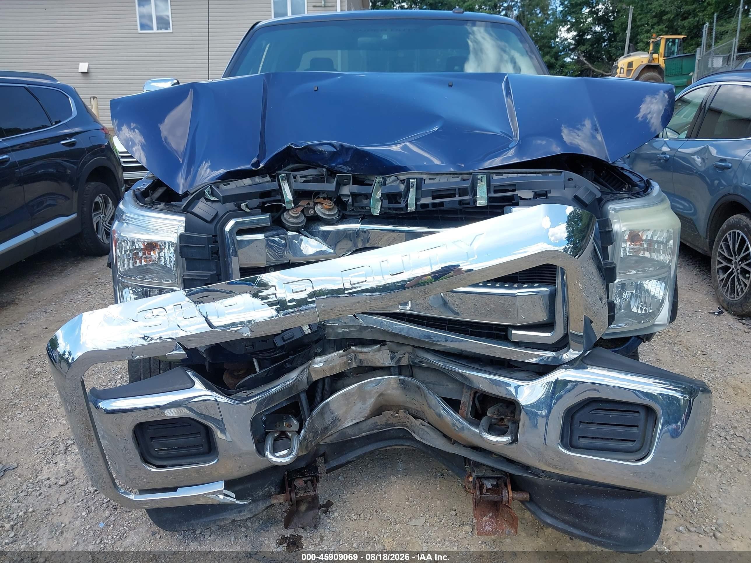 2011 Ford F-250 Xlt Blue vin: 1FT7X2B66BEC90032
