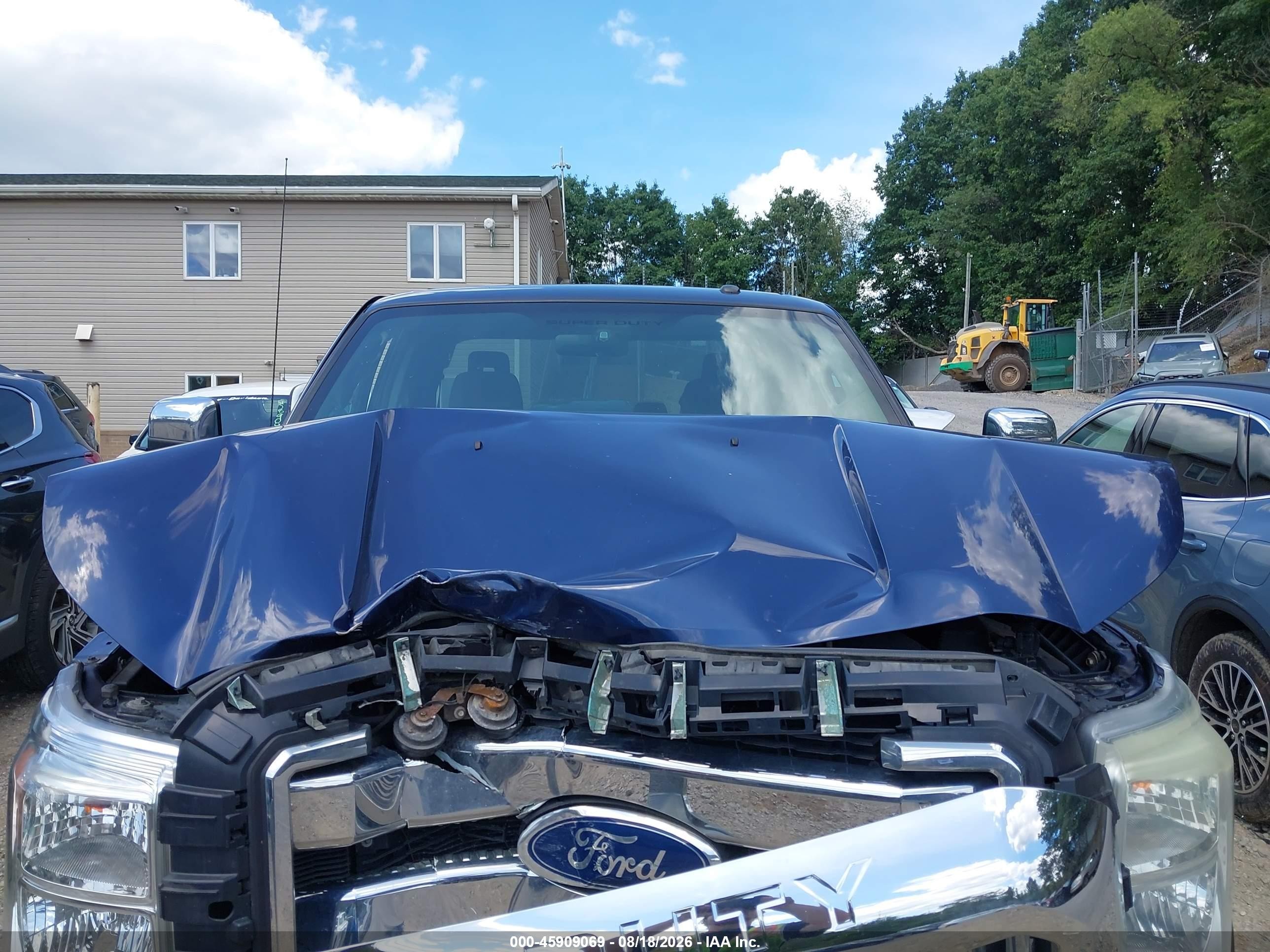 2011 Ford F-250 Xlt Blue vin: 1FT7X2B66BEC90032