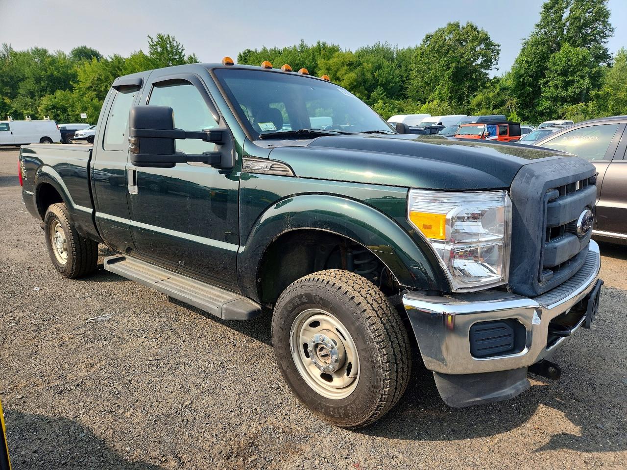 2012 Ford F250 Super Duty Green vin: 1FT7X2B66CEB76517