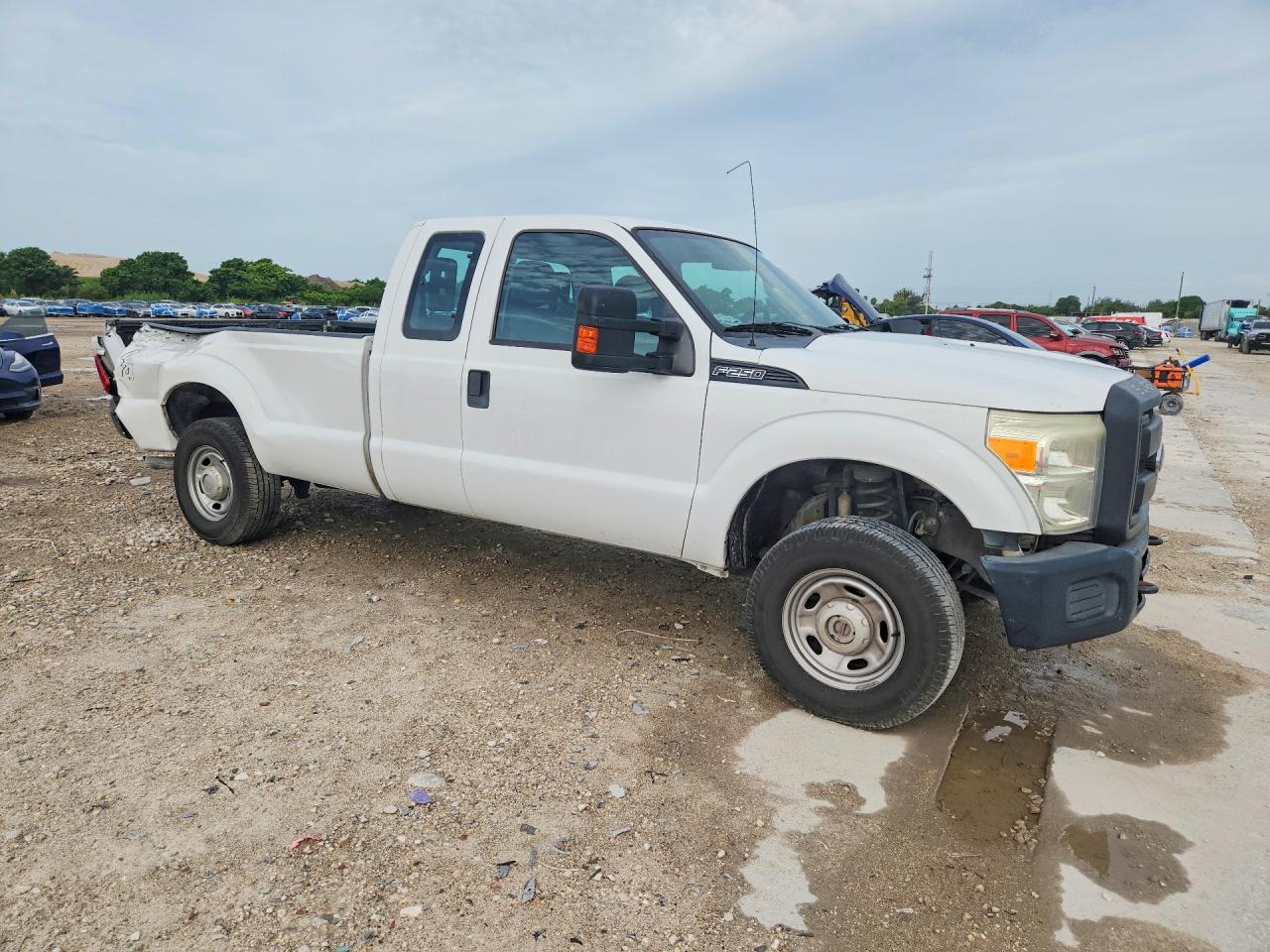 2015 Ford F250 Super Duty White vin: 1FT7X2B66FEB28990