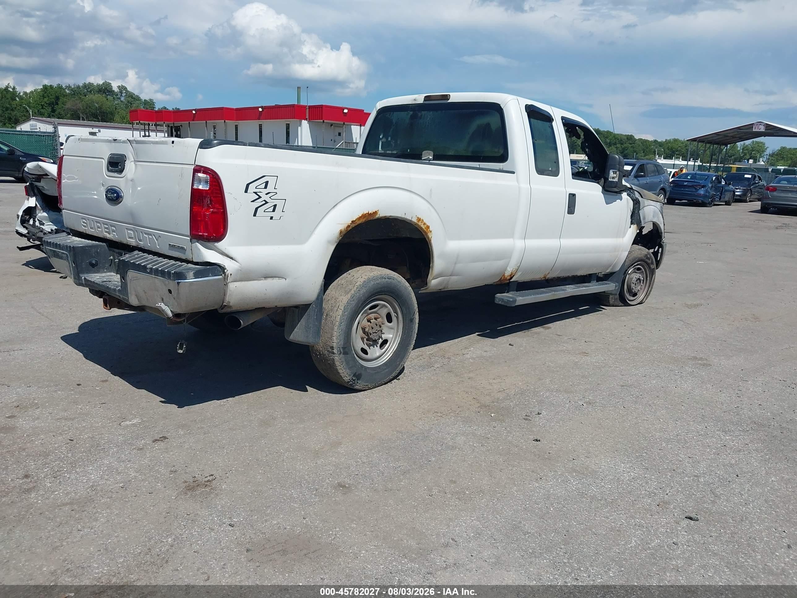 2015 Ford F-250 Xl White vin: 1FT7X2B66FEB50536