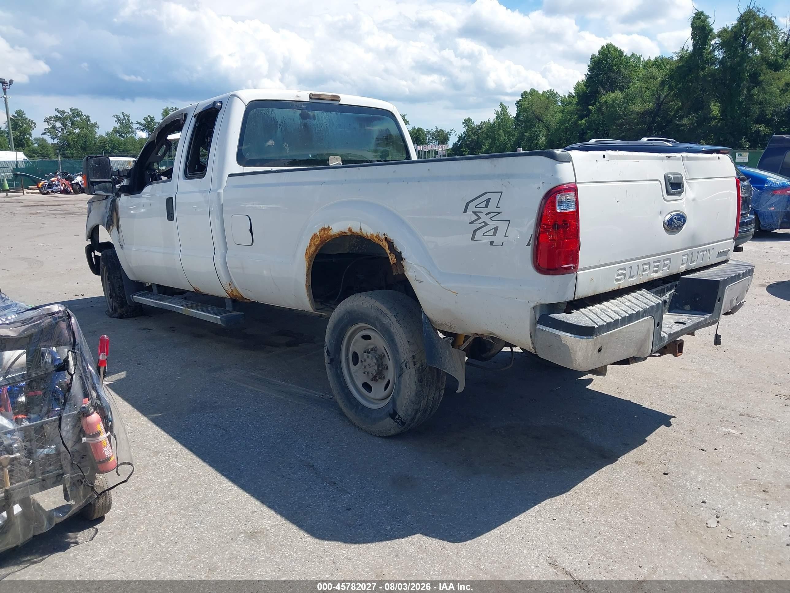 2015 Ford F-250 Xl White vin: 1FT7X2B66FEB50536