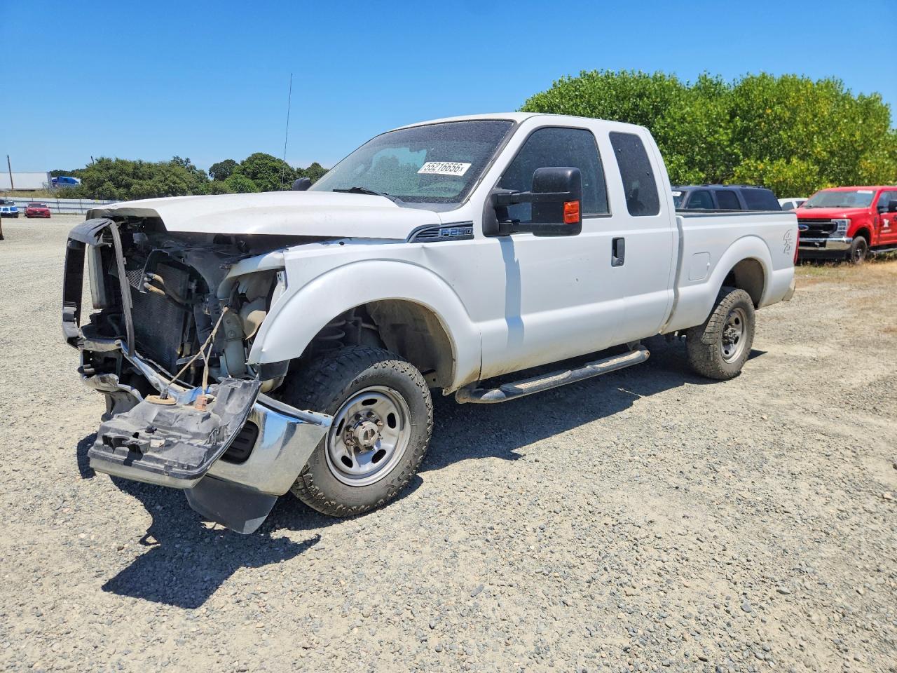 2015 Ford F250 Super Duty White vin: 1FT7X2B66FEC90294