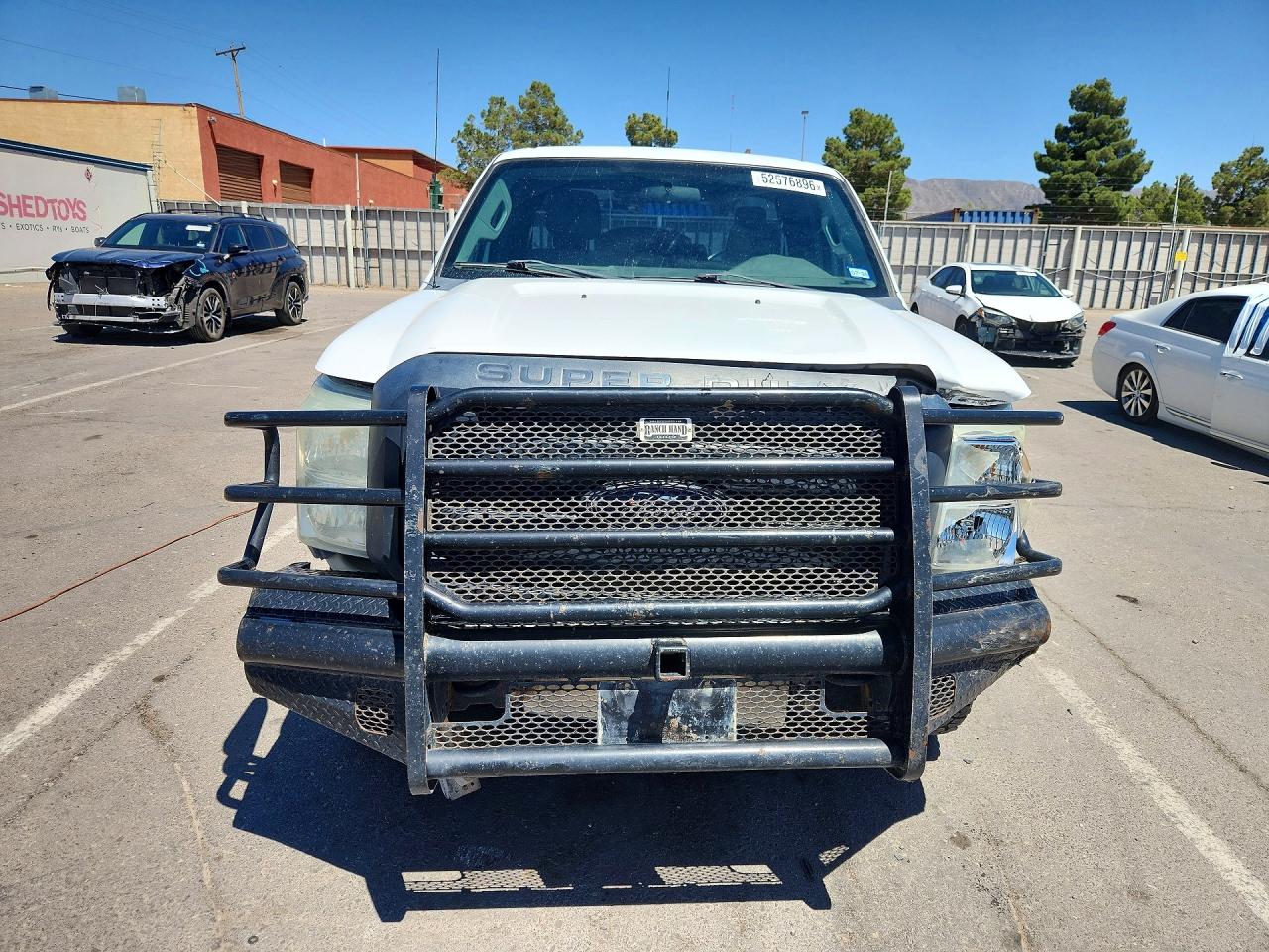 2015 Ford F250 Super Duty White vin: 1FT7X2B66FEC91168