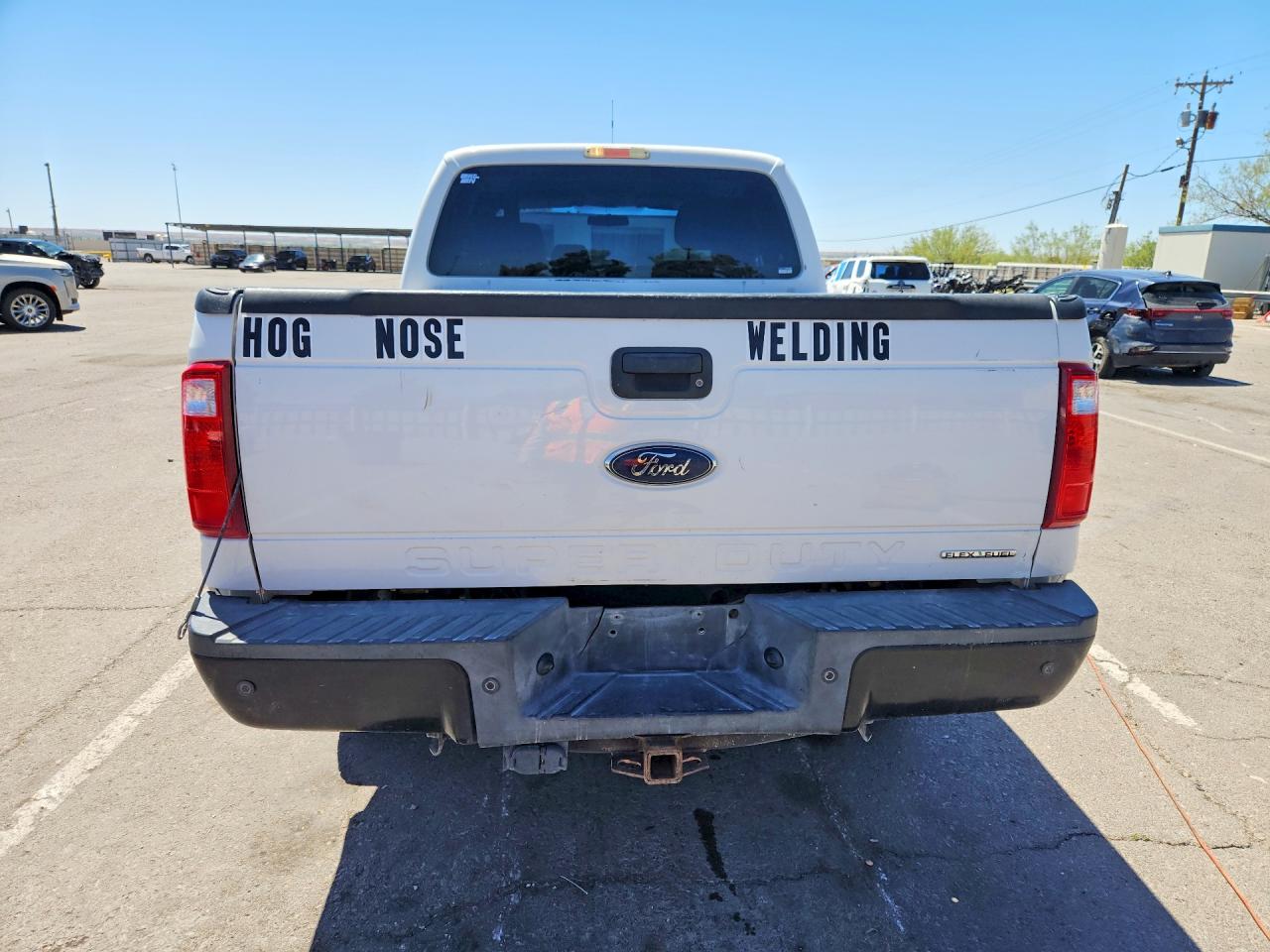 2015 Ford F250 Super Duty White vin: 1FT7X2B66FEC91168