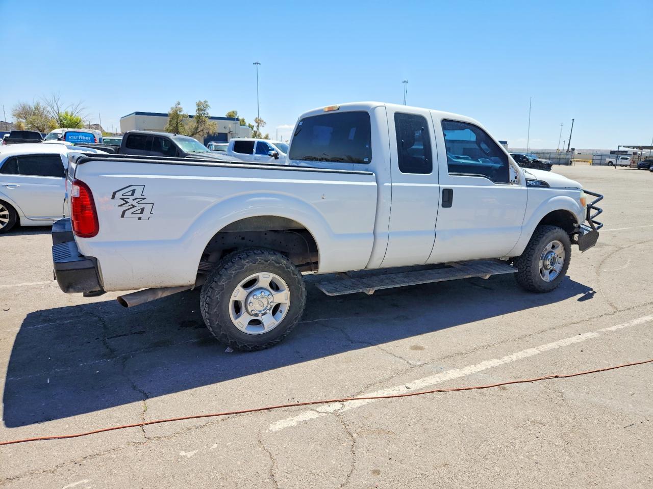 2015 Ford F250 Super Duty White vin: 1FT7X2B66FEC91168