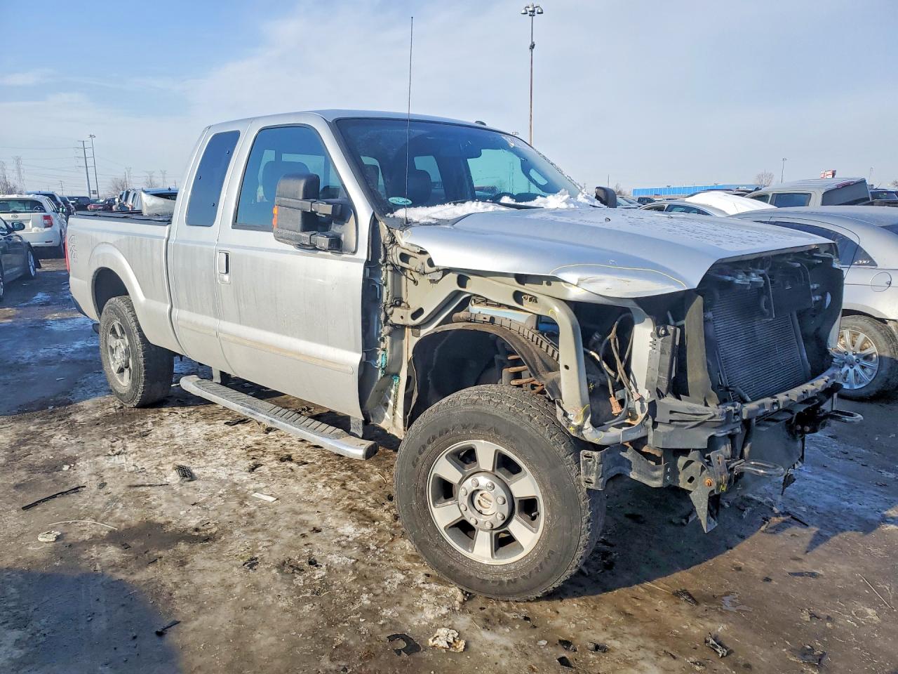 2012 Ford F250 Super Duty Silver vin: 1FT7X2B67CEA69427
