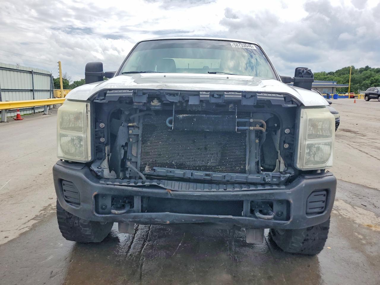 2013 Ford F250 Super Duty Белый vin: 1FT7X2B67DEA44447