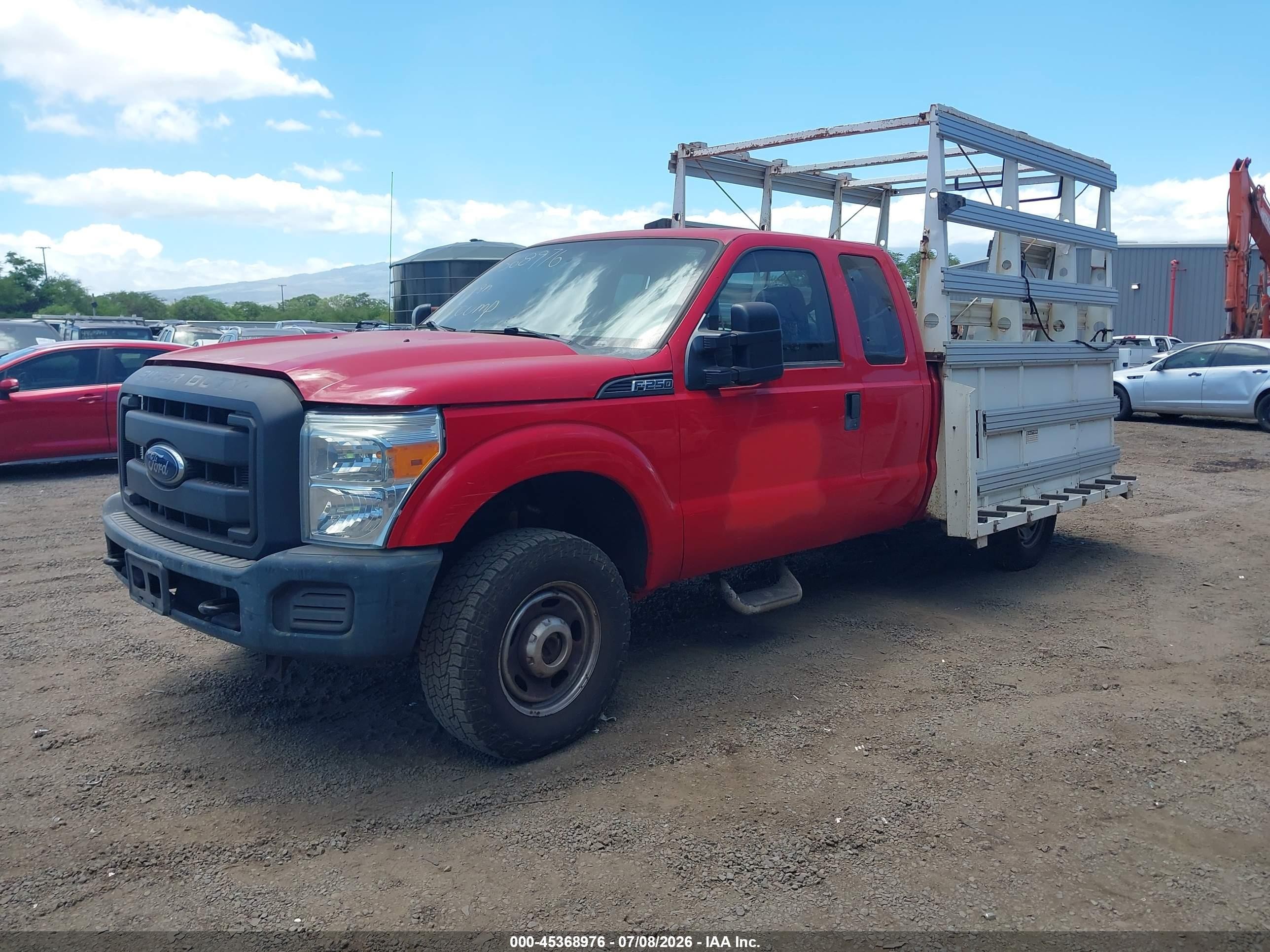 2014 Ford F-250 Xl Красный vin: 1FT7X2B67EEA80706
