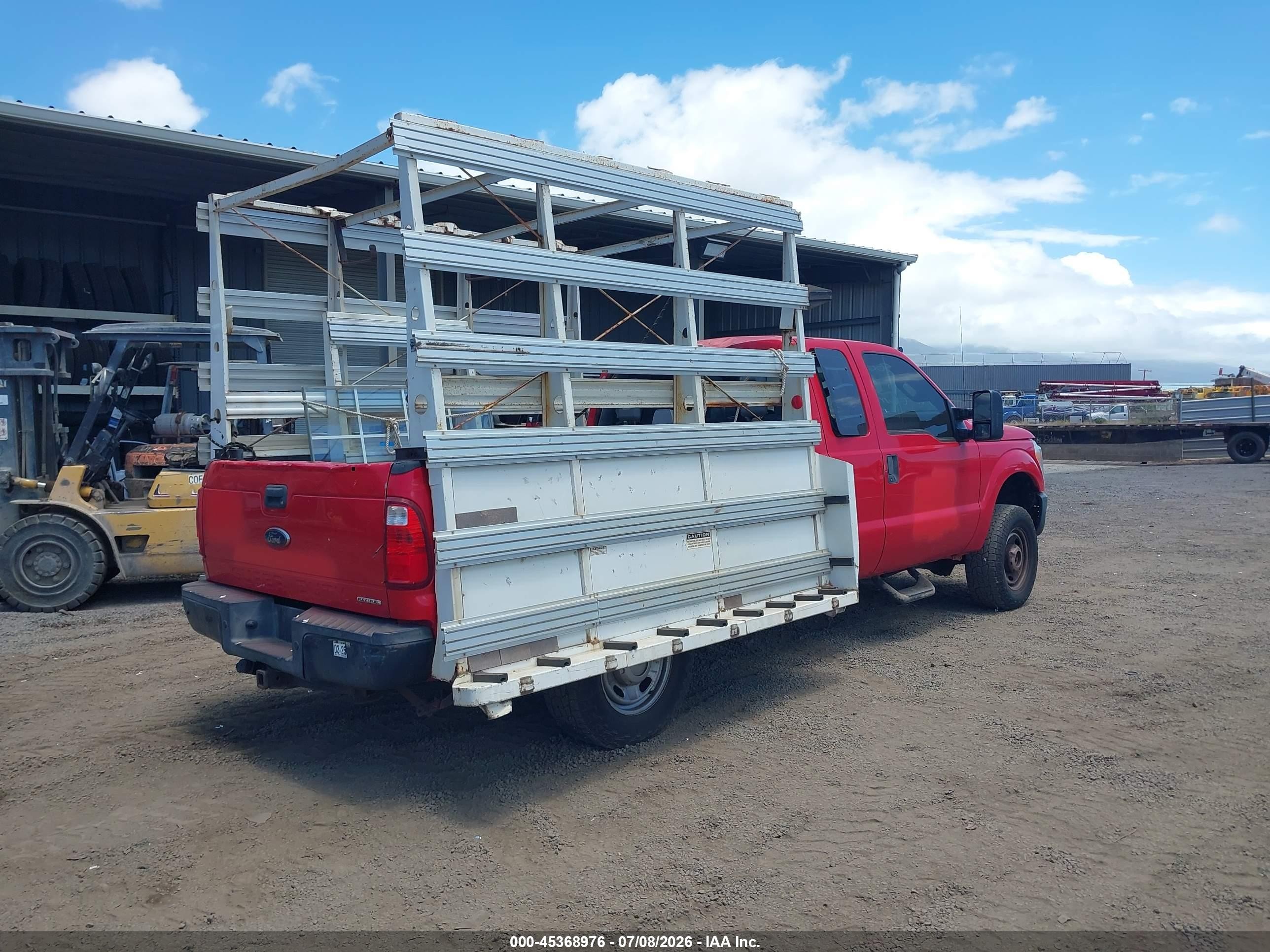2014 Ford F-250 Xl Красный vin: 1FT7X2B67EEA80706